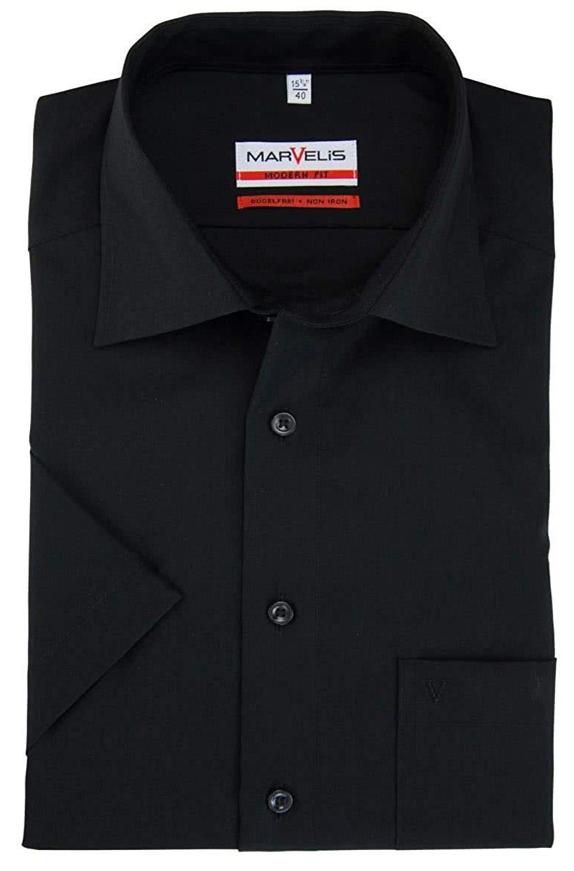 MARVELIS Kurzarmhemd MODERN FIT - Kurzarmhemd keine