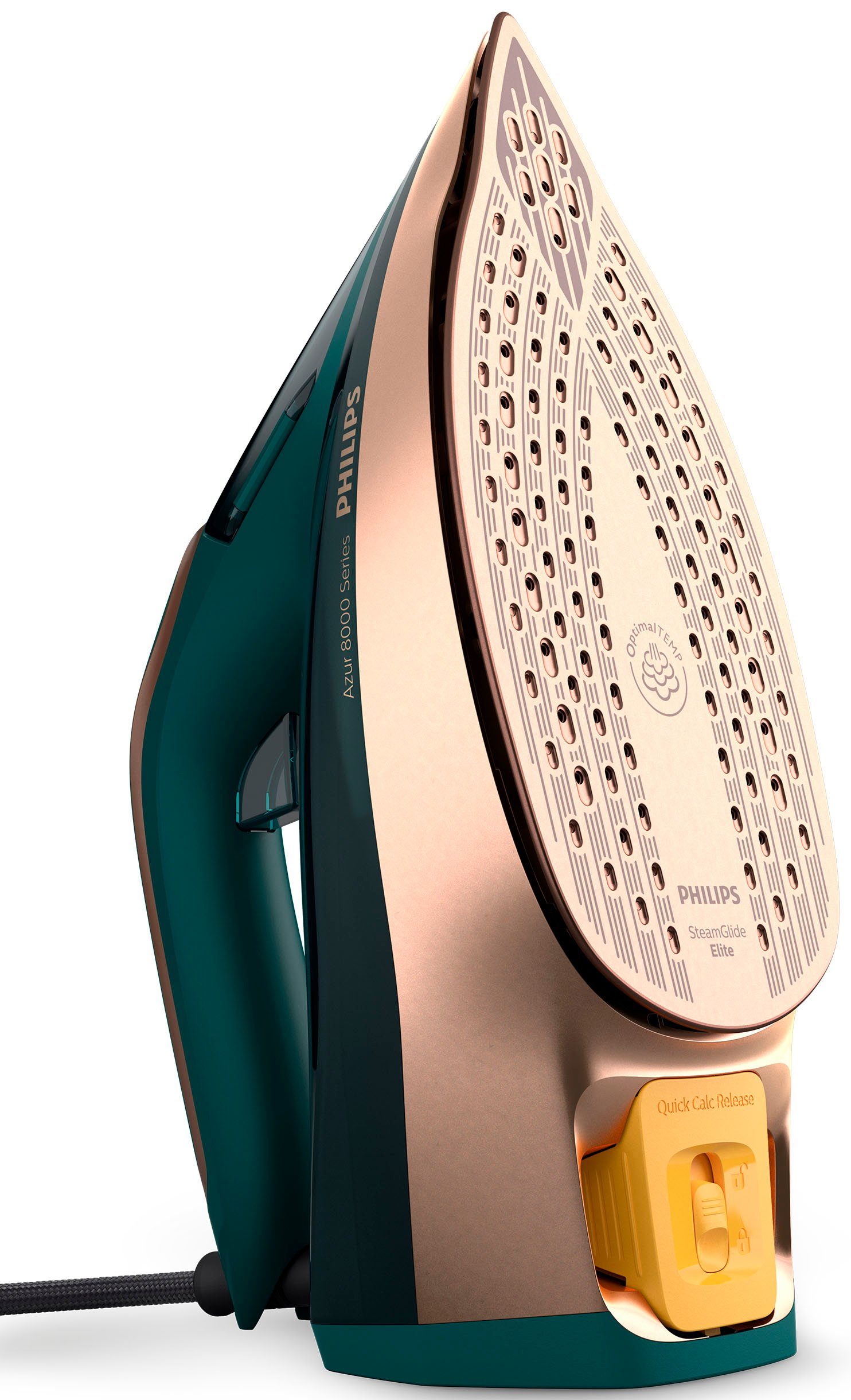Philips Dampfbügeleisen DST8030/70 8000 Series, 3000 W, SteamGlide Elite Kupfer Bügelsohle, 350 ml Wassertank, 240 g Dampfstoß – Bild 2 von 5