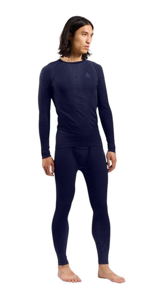 Odlo Langarmshirt Performance Warm Blackcomb (warm, nahtlos, schnelltrocknend)