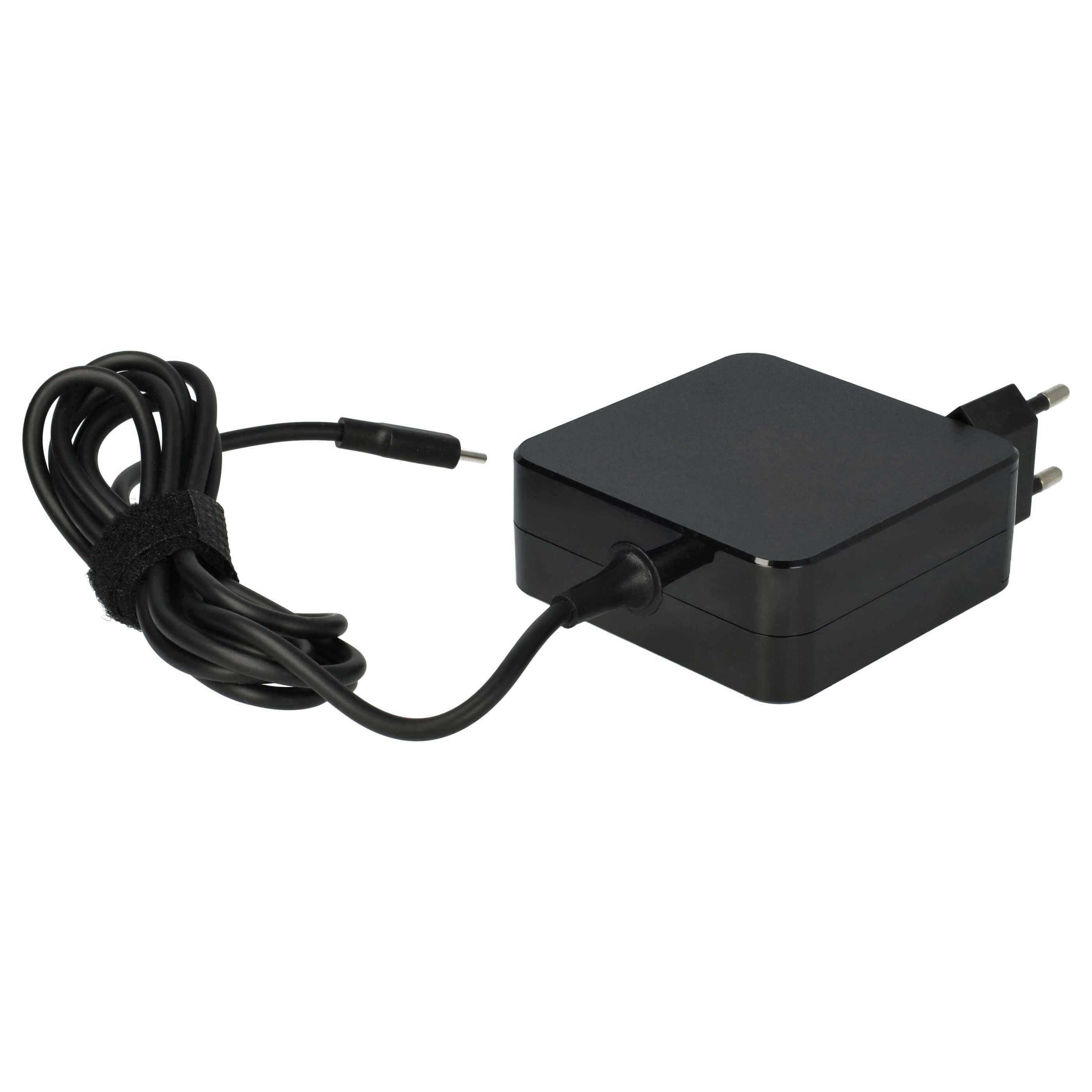 vhbw passend für Samsung Chromebook Plus Notebook / Notebook, Netbook Table Notebook-Ladegerät (1-tlg., Ersatznetzteil für Ihren Laptop, Netzgerät mit Euro-Stec – Bild 4 von 5