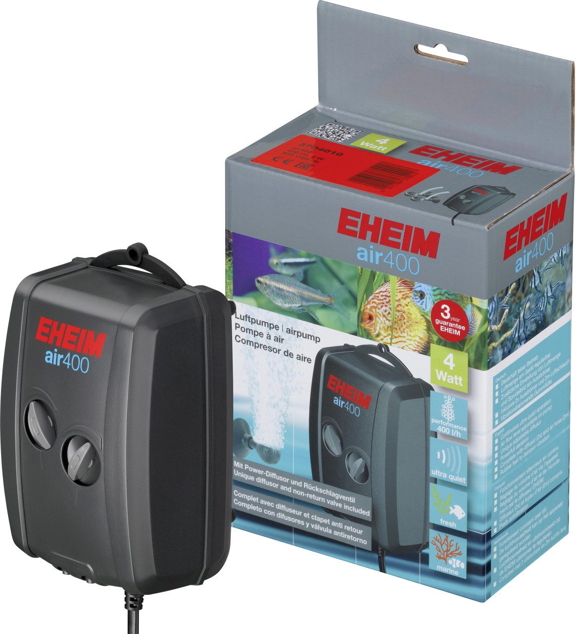 EHEIM Aquariumfilter Eheim Aquariumfilter extra leise Luftpumpe Air400 von EHEIM
