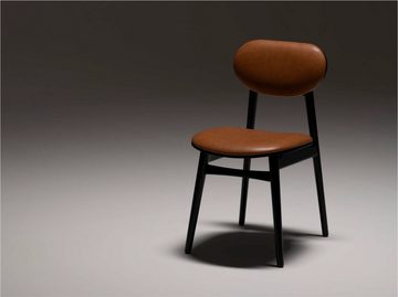 WohnenRoyal Sessel Zoe Beistellstuhl - Eschenholz - 45 x 60 x 82 cm