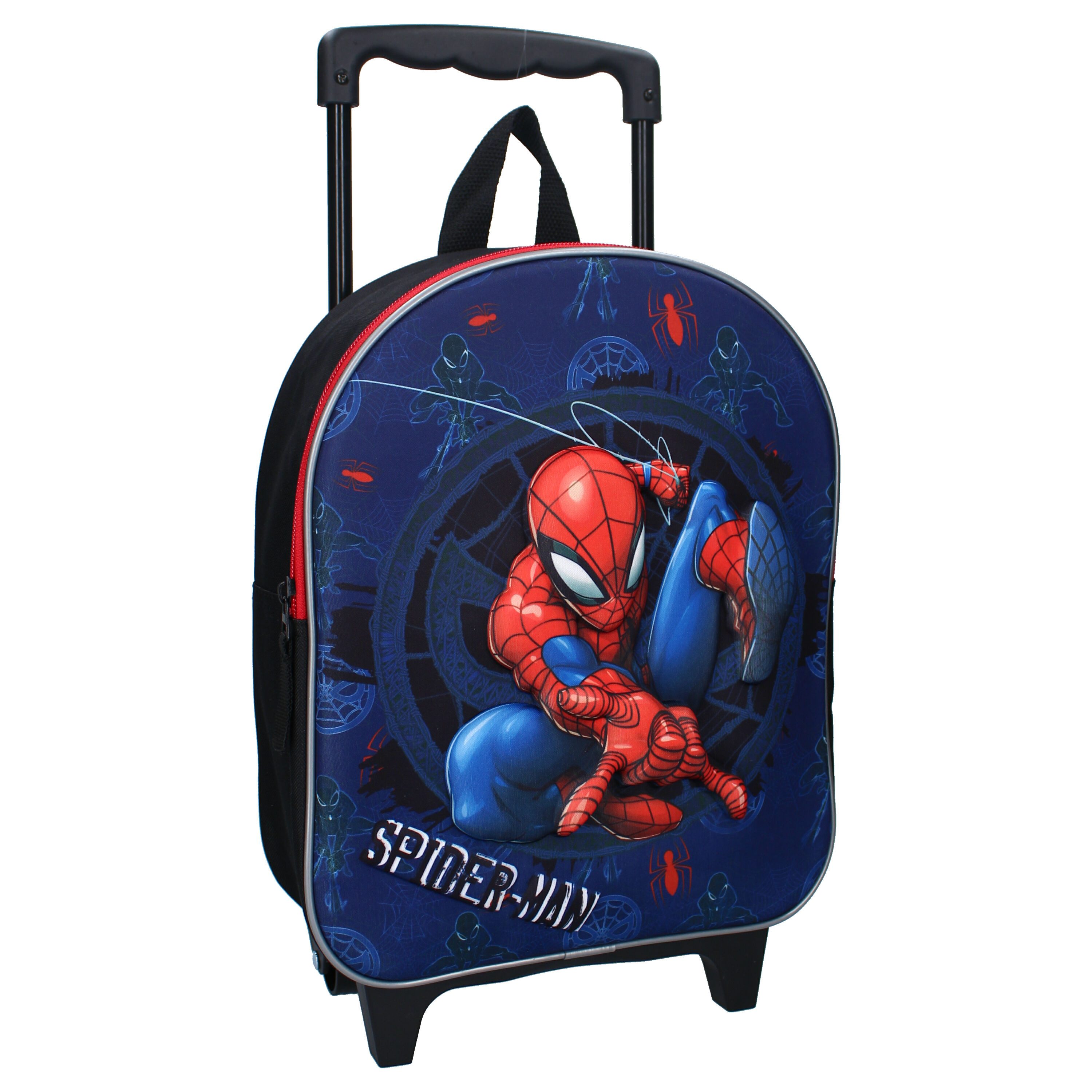 Disney Kinderkoffer Trolley Rucksack Spiderman Paw Patrol Minnie Mouse Eiskönigin Stitch, 30 x 25 x 10 cm, 8 Liter