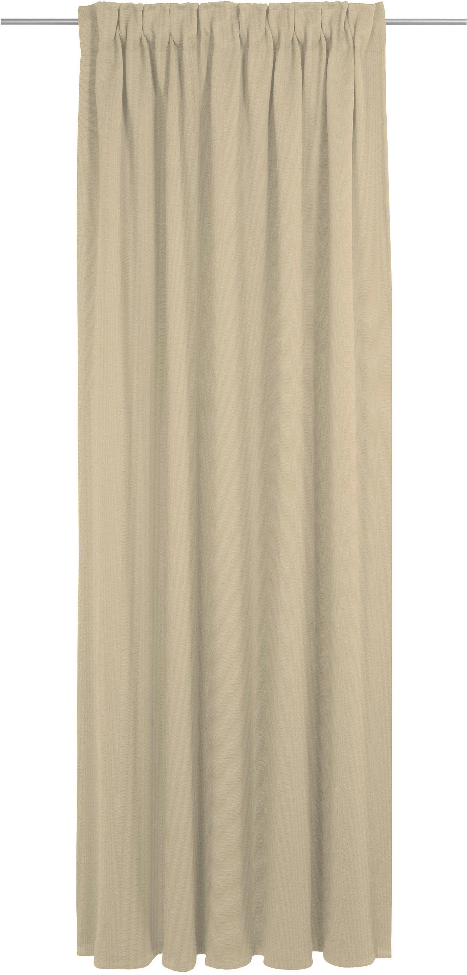 Vorhang Uni Collection light, Wirth, Multifunktionsband (1 St), blickdicht, nach Maß beige