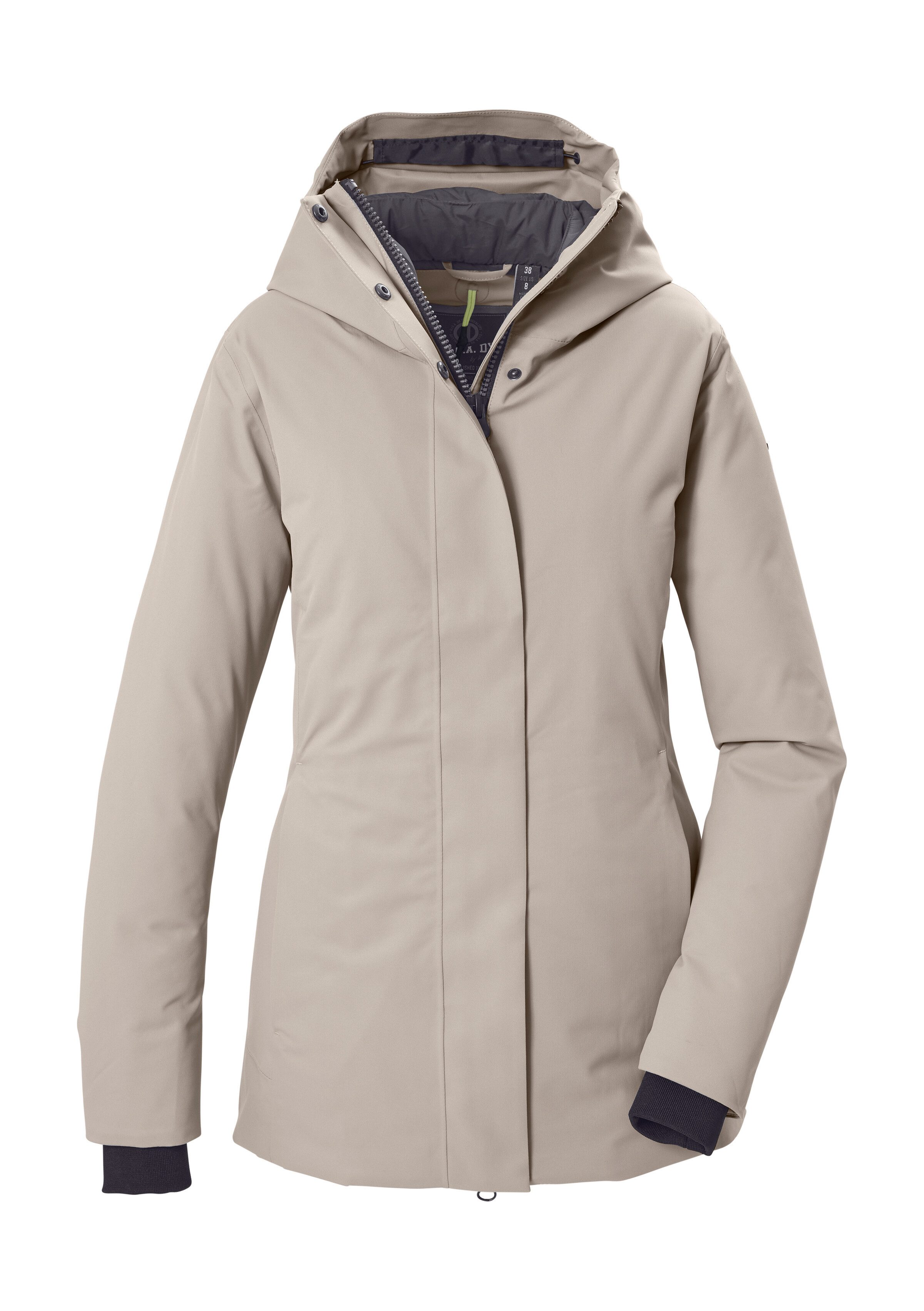 G.I.G.A. DX by killtec Funktionsjacke GW 54 WMN JCKT Wasserdichte, atmungsaktive Winterjacke mit verstellbarer Kapuze