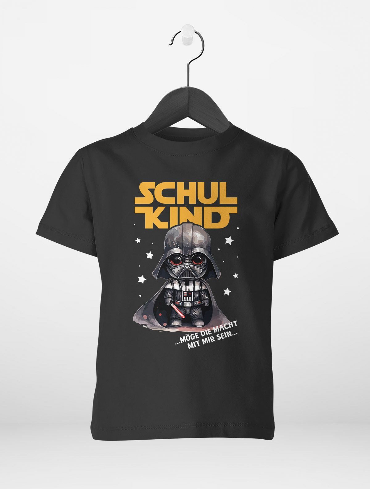 Print-Shirt Kinder Jungen T-Shirt Einschulung Möge die Macht mit mir sein