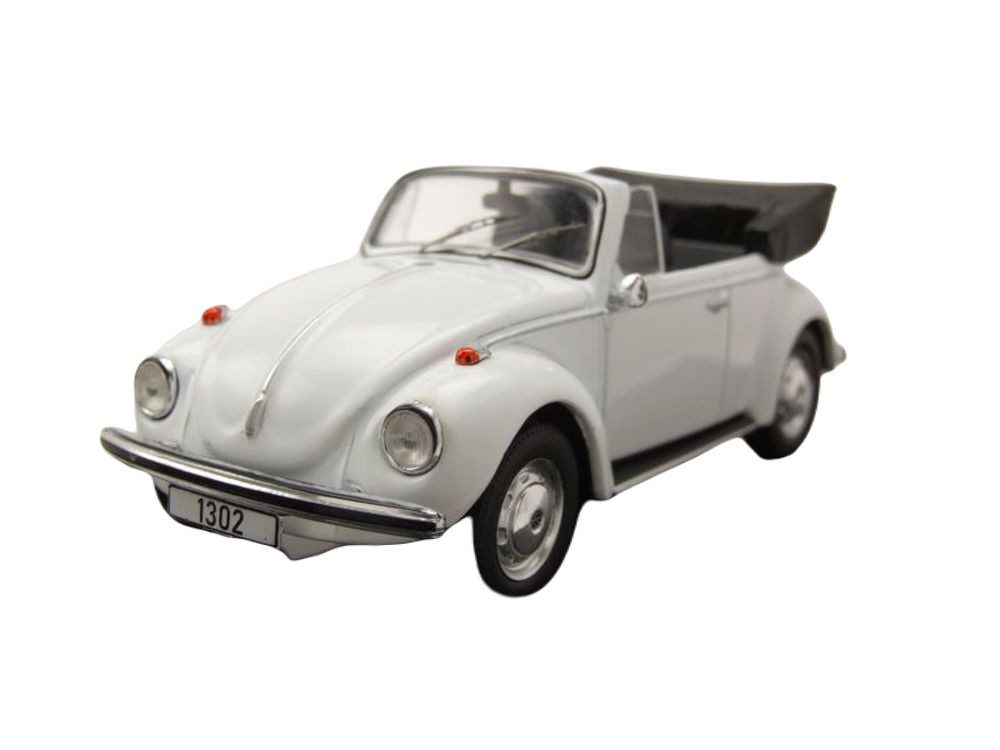 Modellauto VW Käfer 1302 LS Cabrio 1971 weiß