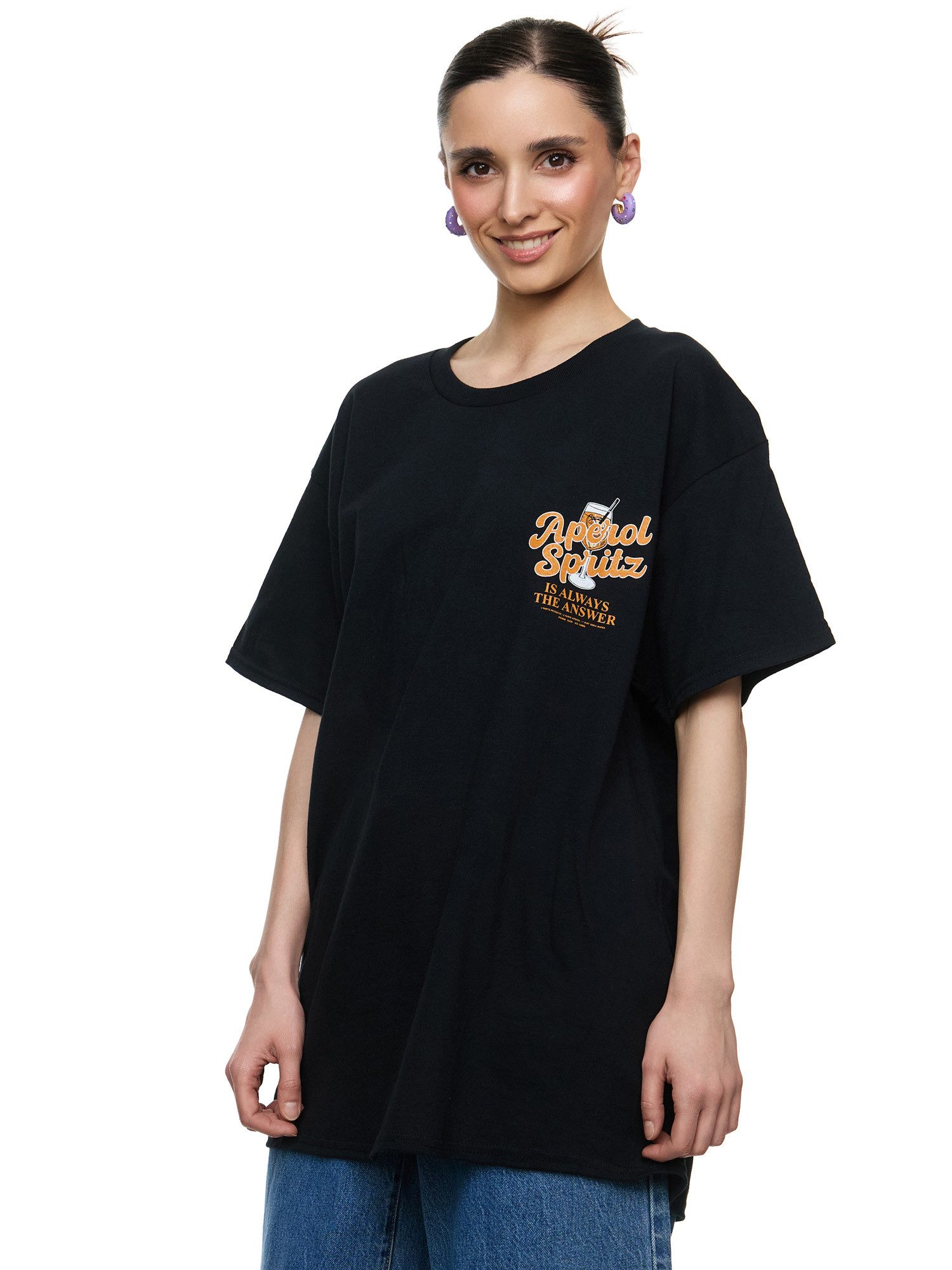 Worldclassca T-Shirt Worldclassca Oversized Print Aperol günstig online kaufen