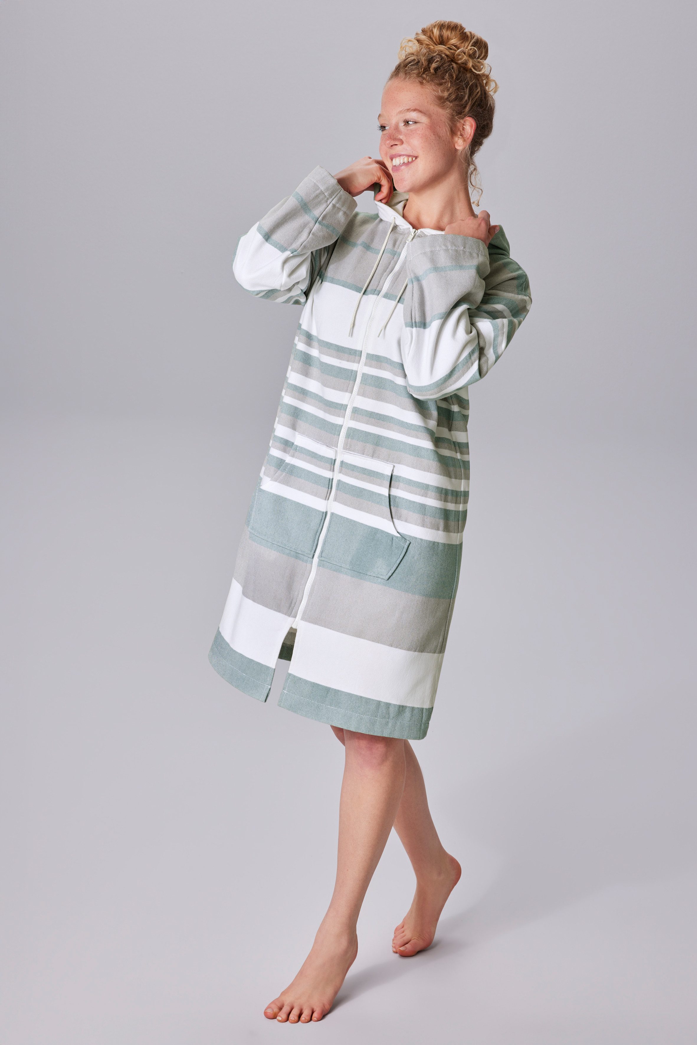 my home Bademantel Melli, ideal für Sauna & Spa, Hotelbademantel, Morgenman günstig online kaufen