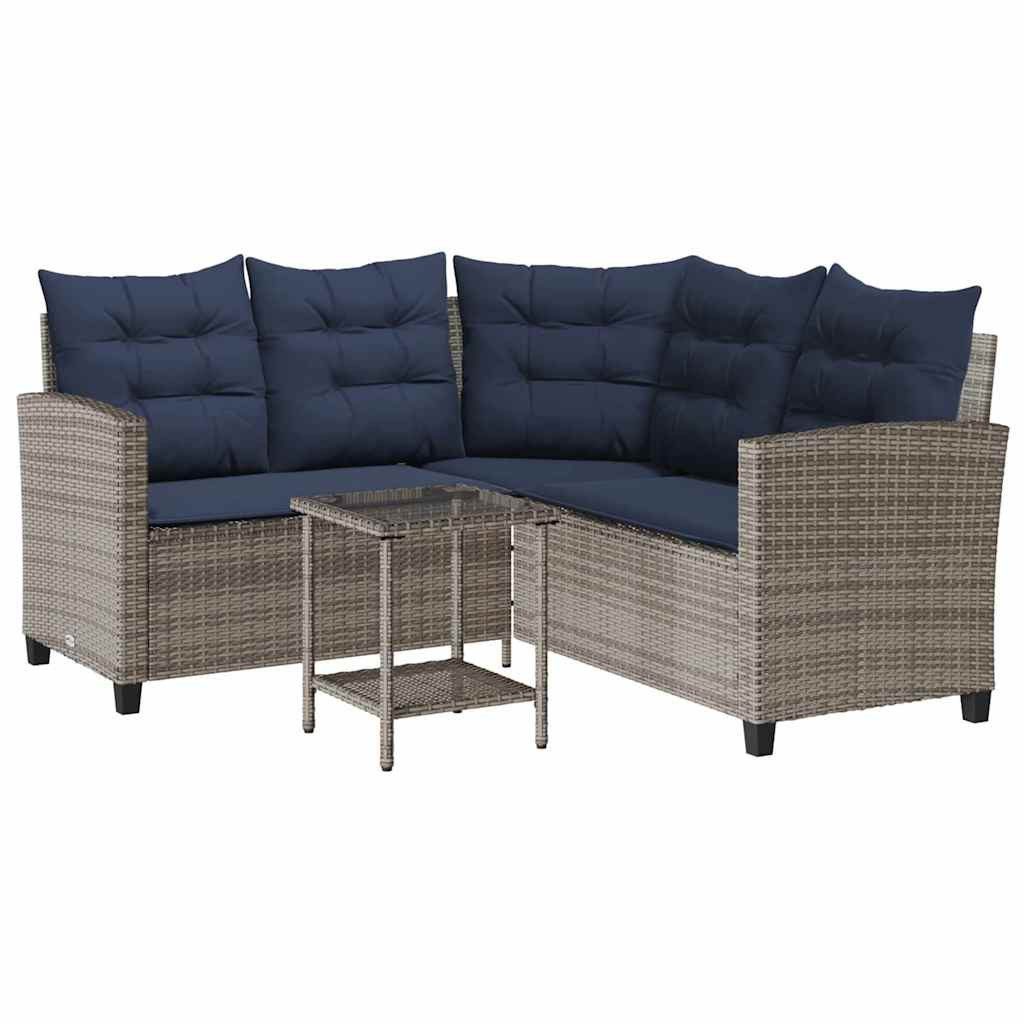 vidaXL Loungesofa Gartensofa in L-Form mit günstig online kaufen