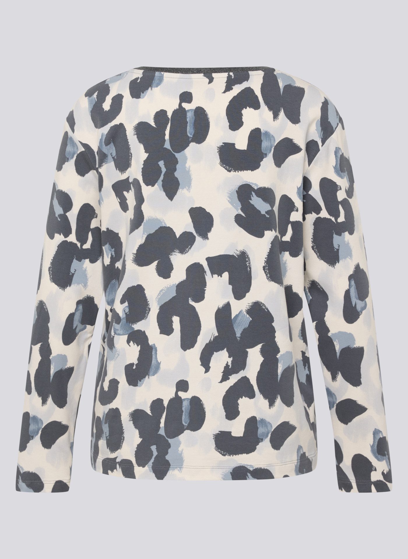 Rabe Langarmshirt mit Allover-Print
