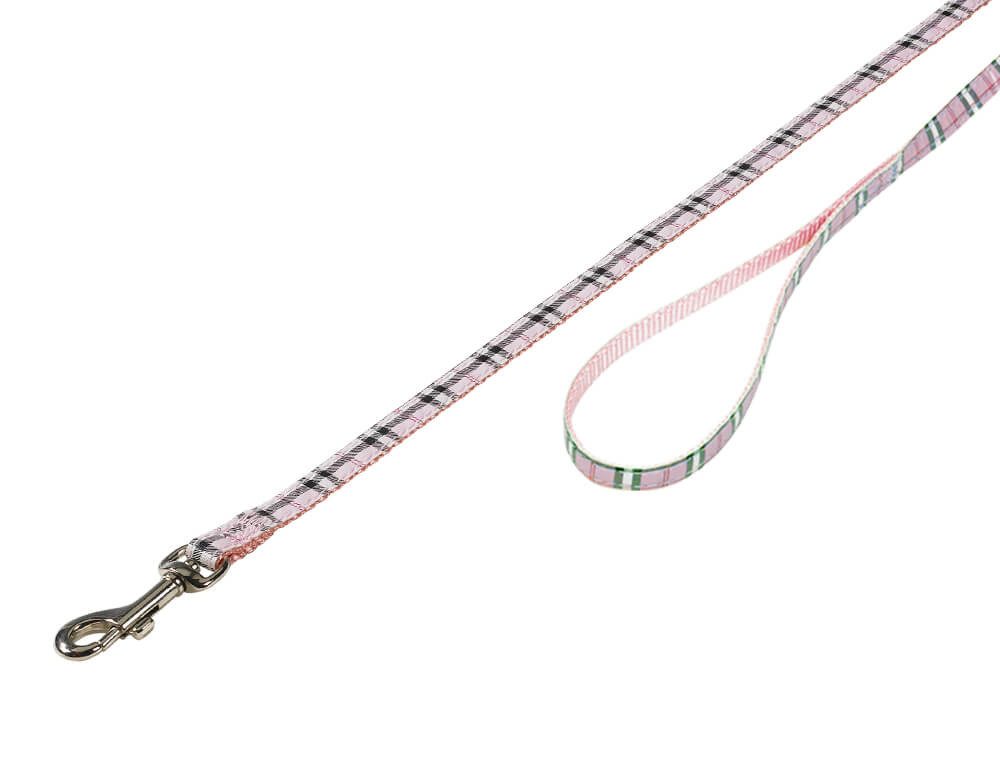 Nobby Hundeleine Leine Tartan, rosa