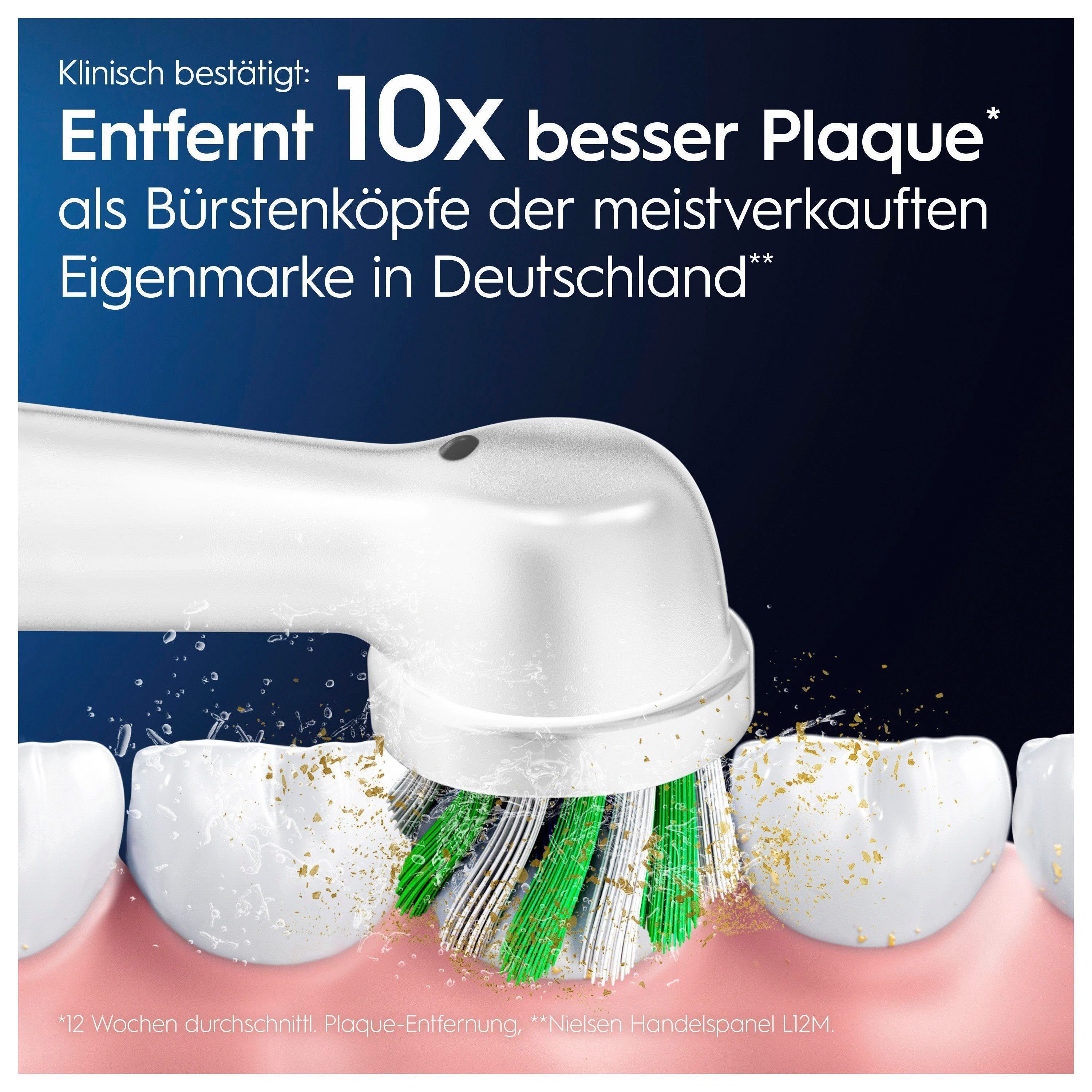 Oral-B Aufsteckbürsten Pro CrossAction, X-förmige Borsten