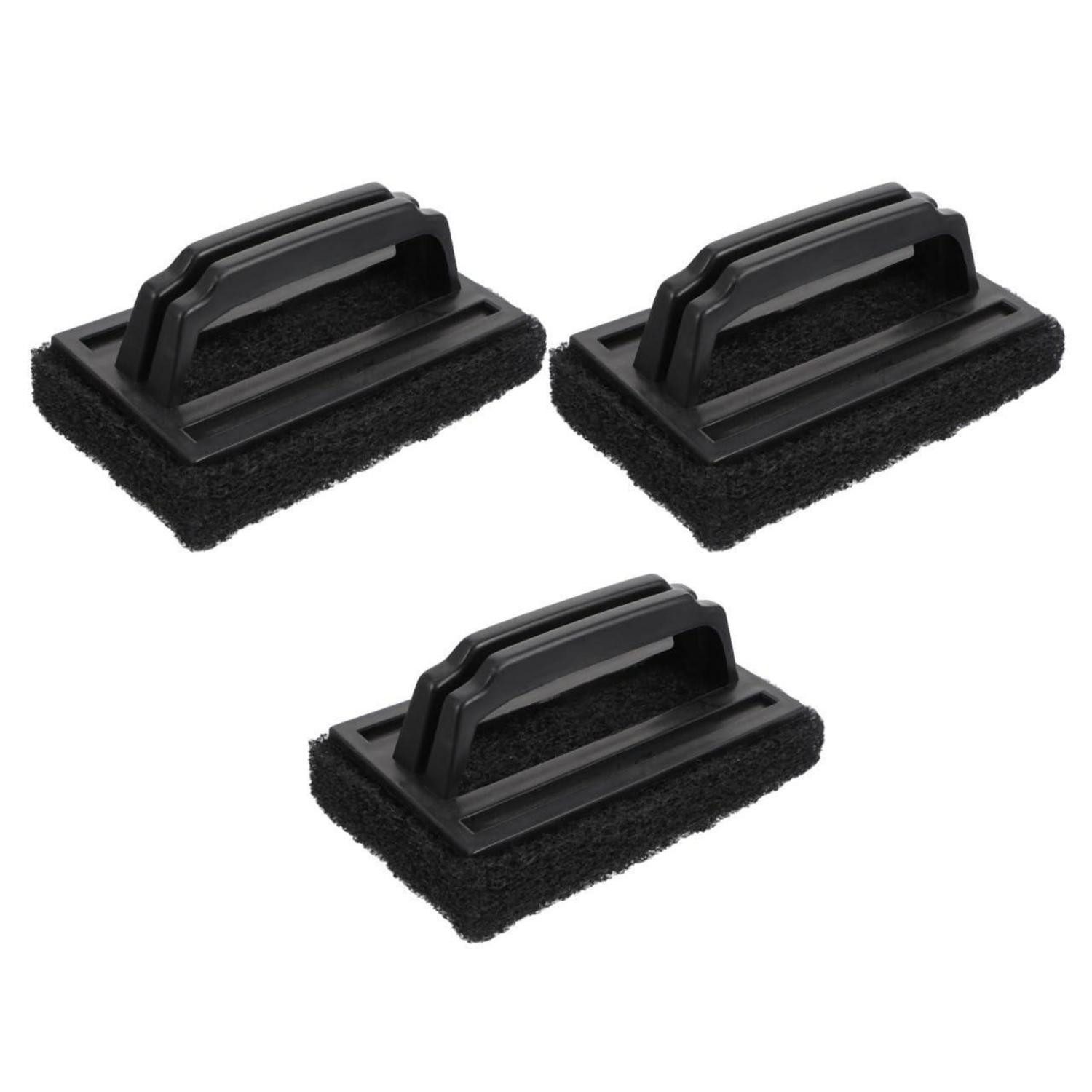 LuxusKollektion Grillbürste Grill Schwamm Set mit Griff 3er Set, (3-tlg)