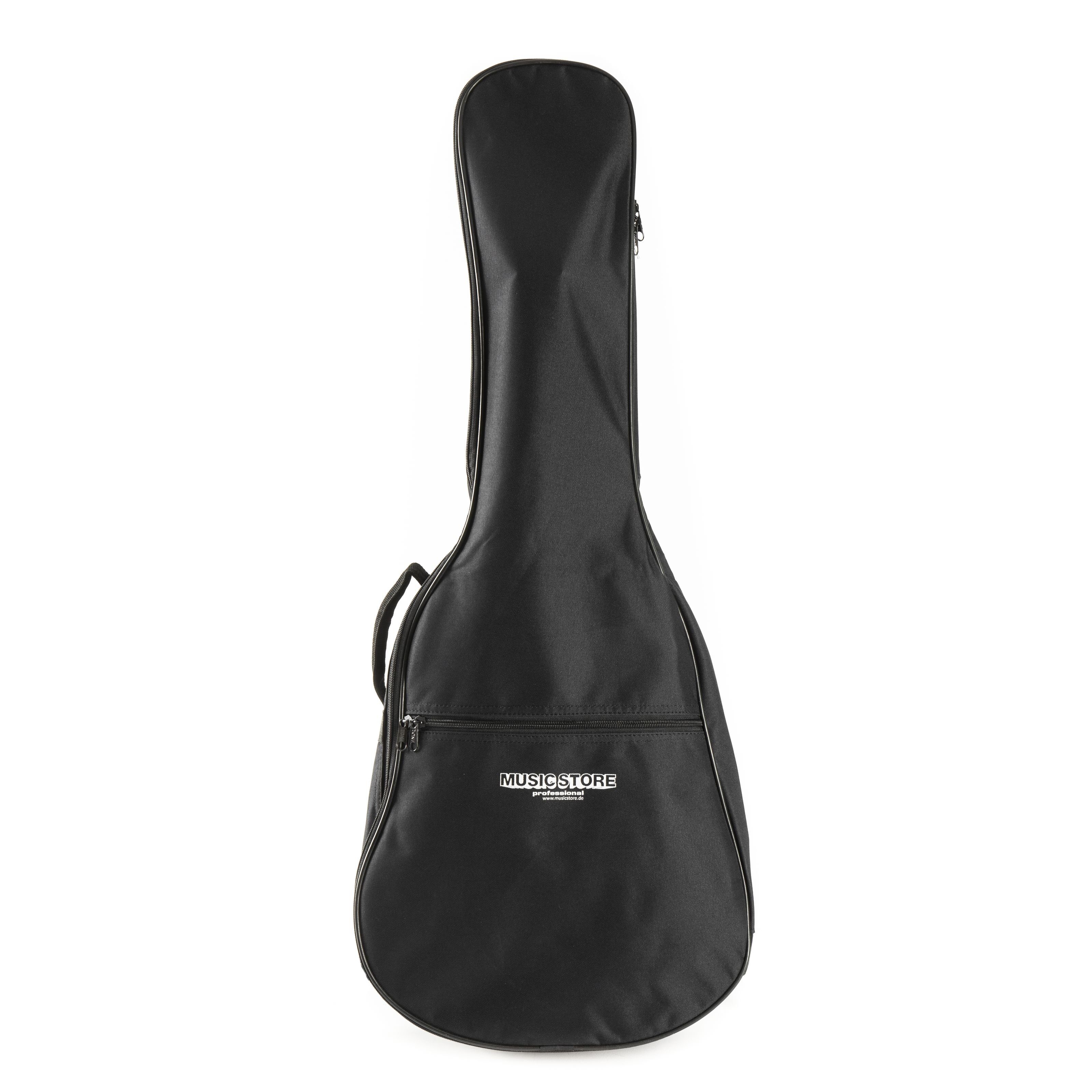 MUSIC STORE Gitarrentasche (Gigbag Classic Guitar 3/4 Economy Leicht Regenabweisend Konzertgitarren-Gigbag Rucksackgarnitur Zubehörfach, Gitarrenkoffer und Gitarrentaschen, Gitarrentasche Konzertgitarre), Gigbag, Classic Guitar 3/4, Leicht, Regenabweisend