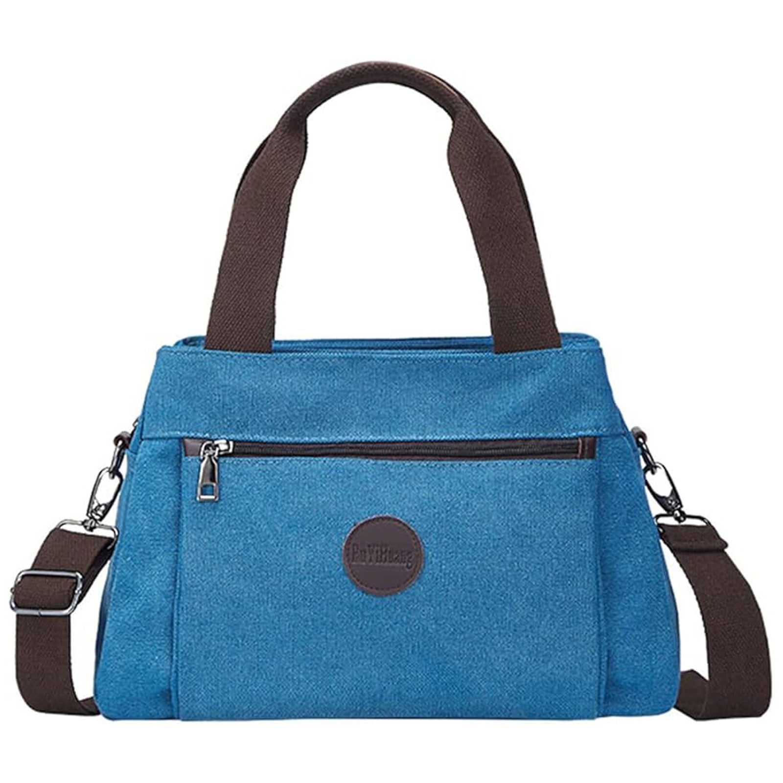 OKWISH Henkeltasche Damen Handtasche Canvas Umhängetasche Tragetasche (Schu günstig online kaufen