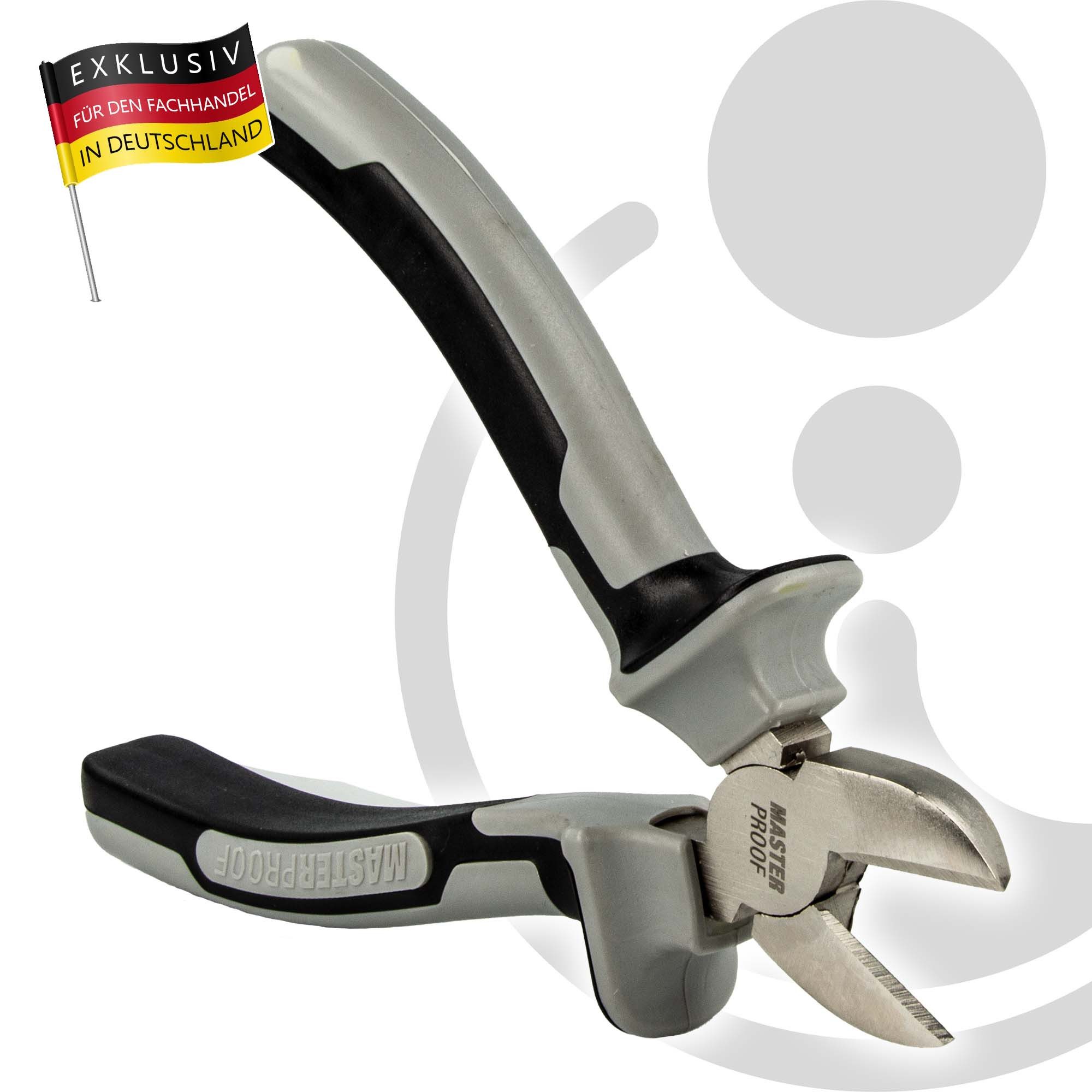 Thumbnail - MASTERPROOF PROFESIONAL Seitenschneider Seitenschneider 160 mm, 2-K Griff für optimalen Halt