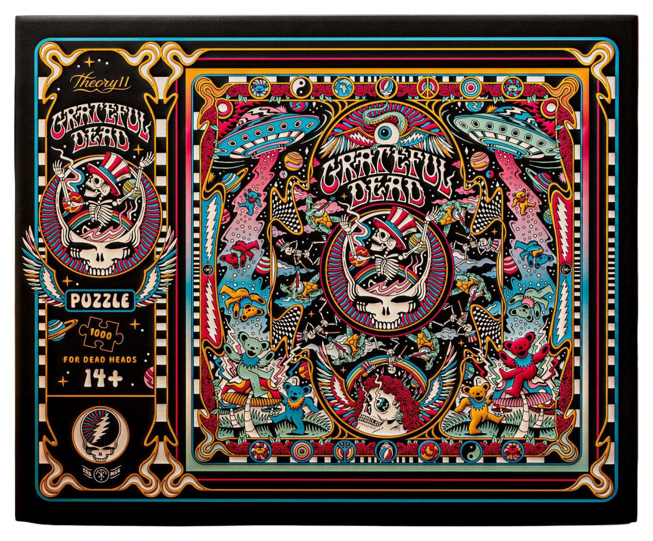 Theory11 Puzzle The Grateful Dead Multi-Dimensionales Puzzle (1000 Teile), Puzzleteile