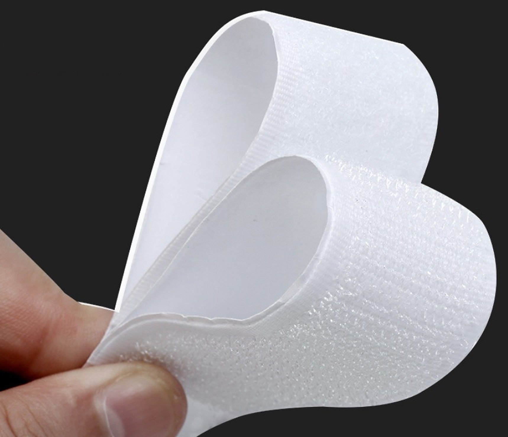 FIXMAN Klett-Klebeband Klettband weiß selbstklebend 4 Rollen Haken und  Flausch