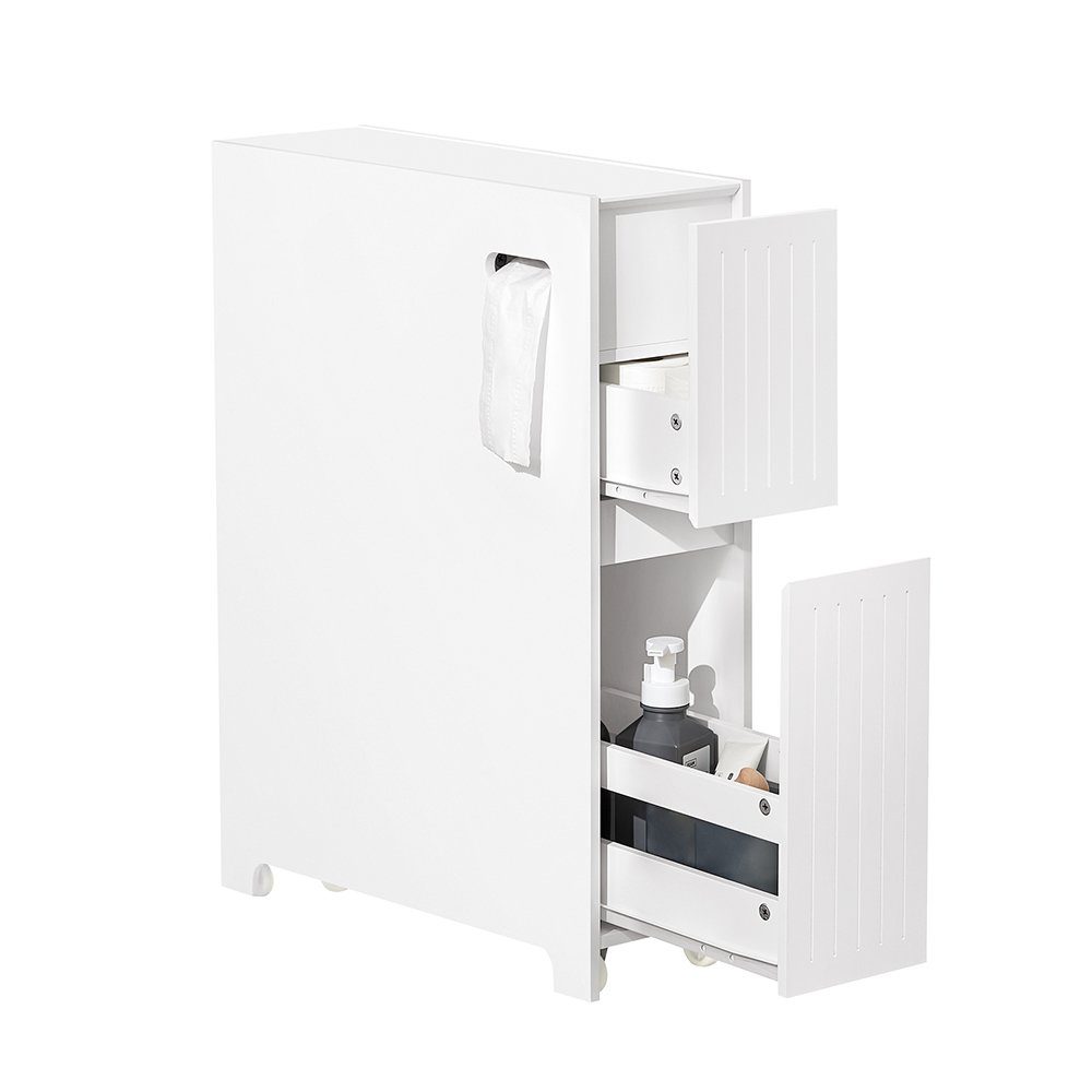 SoBuy Badregal BZR111, Nischenregal mit Rollen günstig online kaufen