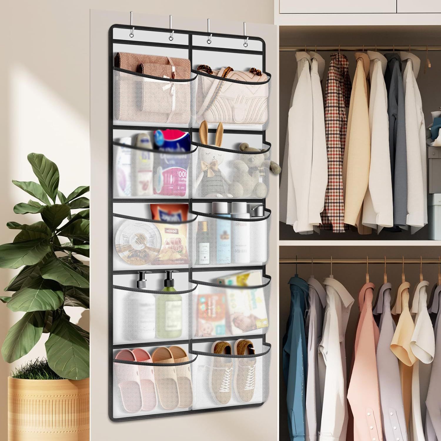 GarveeMore Türregal 5-teiliger Organizer zum Aufhängen Hängeregale für den günstig online kaufen