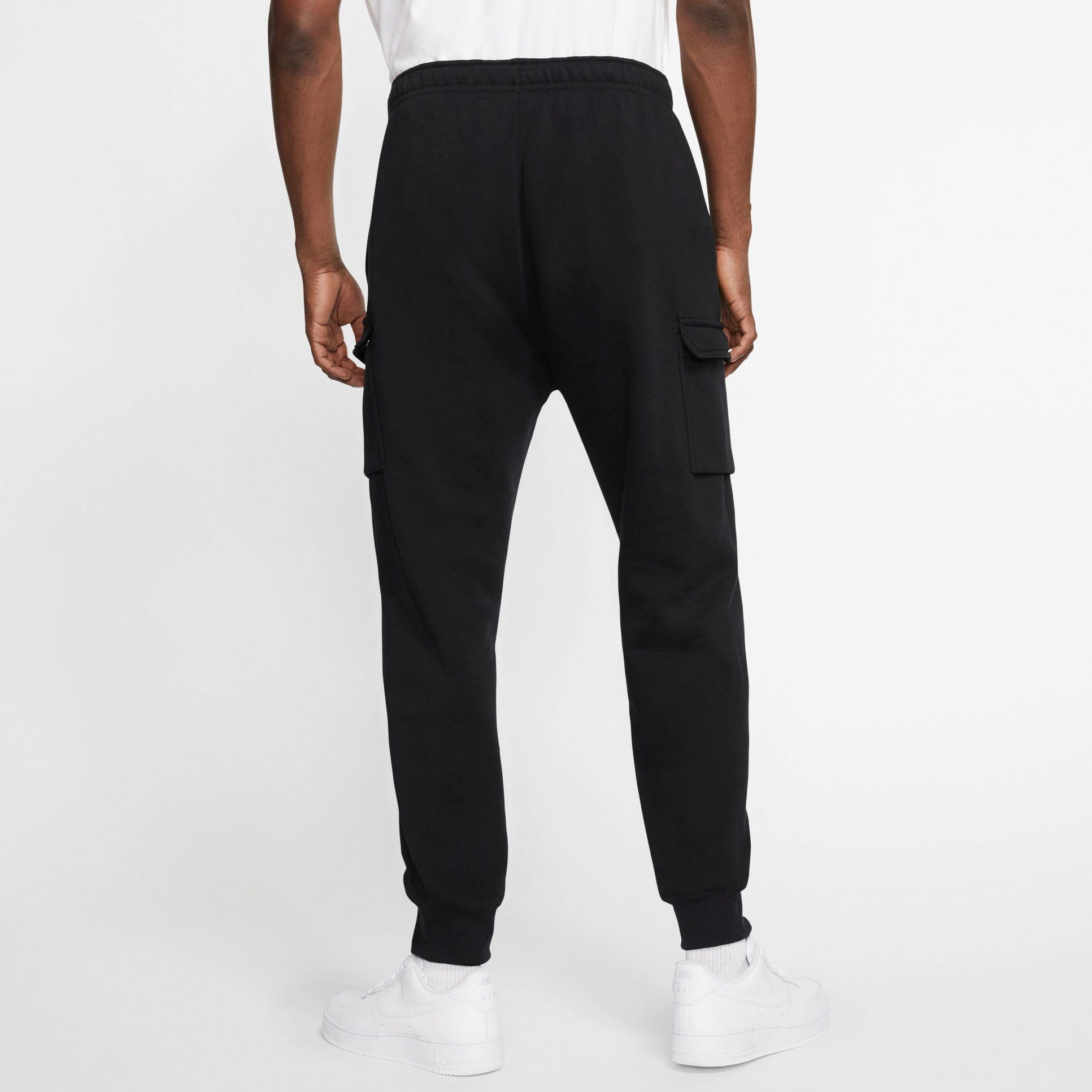 Nike Sportswear schwarz CARGO PANTS MEN'S CLUB Jogginghose FLEECE