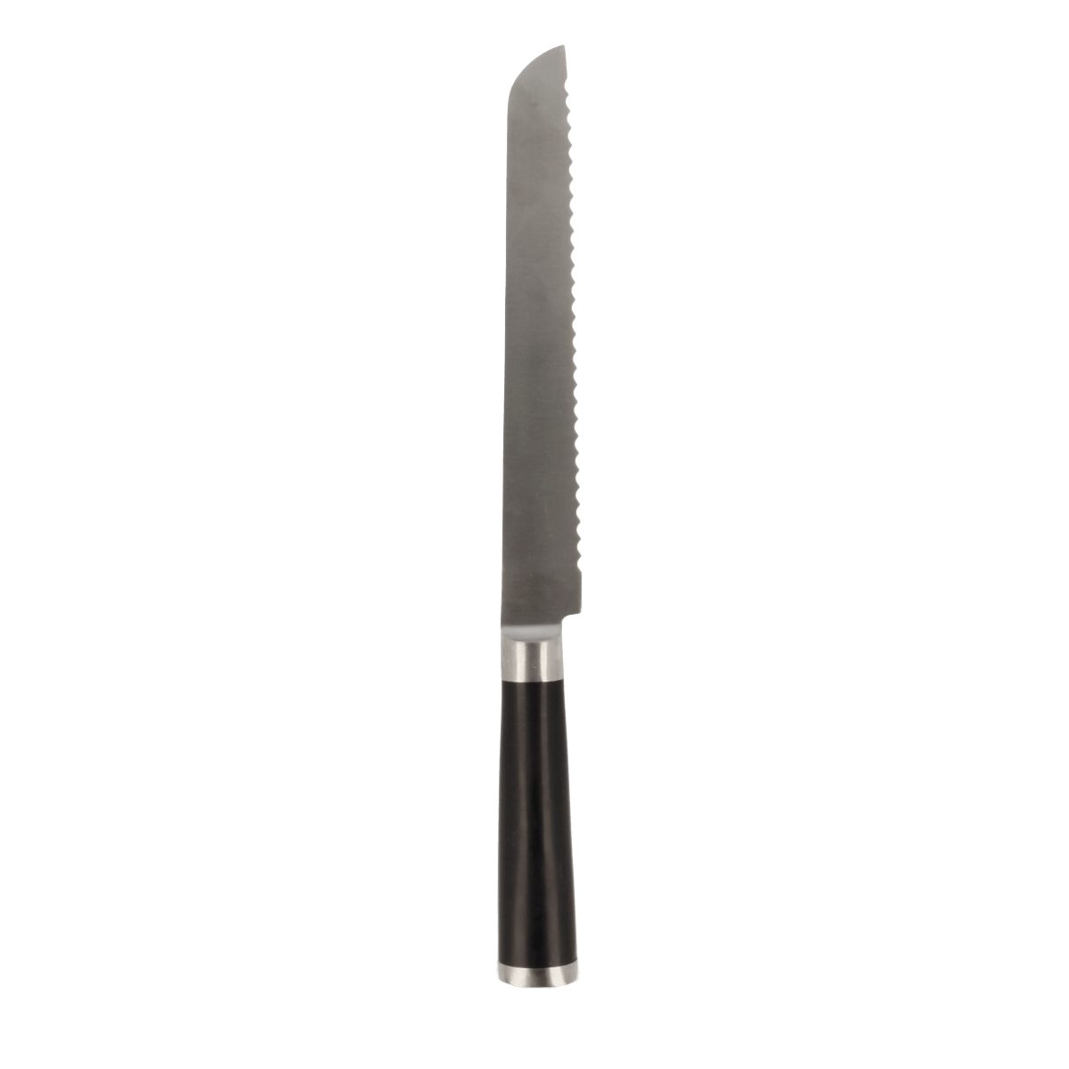 EUROHOME Brotmesser Scharfes Messer mit rutschfestem Kunststoffgriff - Rostfrei Edelstahl, Brotmesser mit Wellenschliff - Küchenmesser