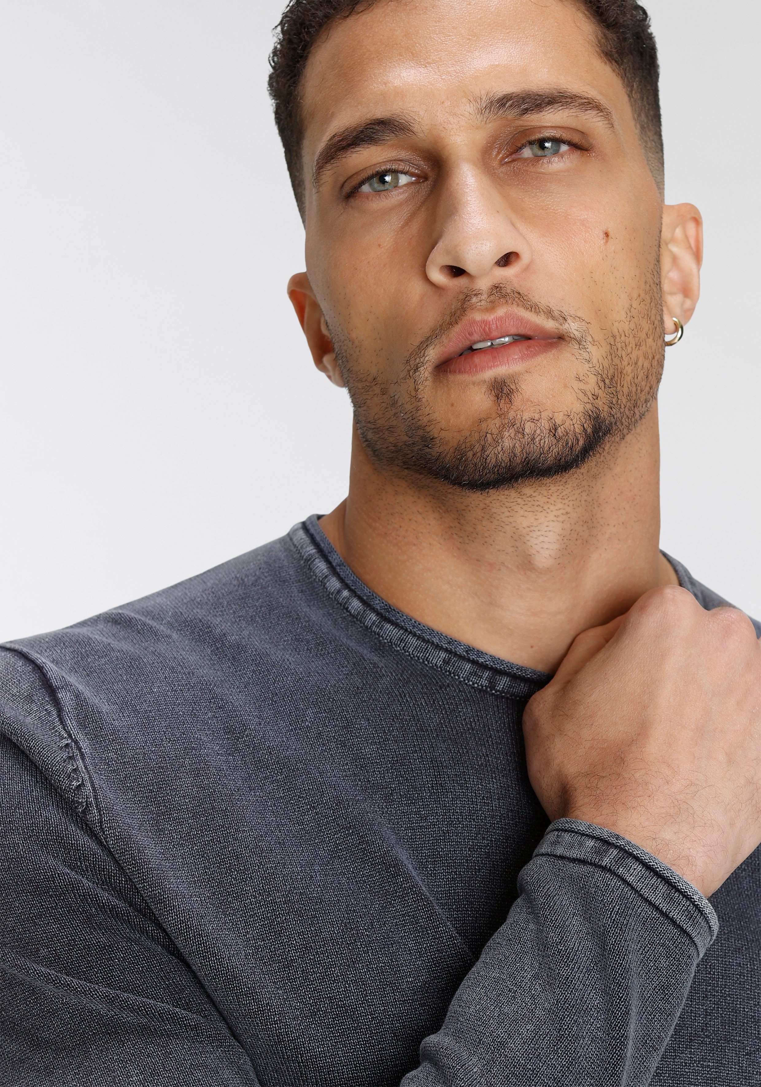 ONLY & SONS Rundhalspullover OS WASH CREW KNIT CS