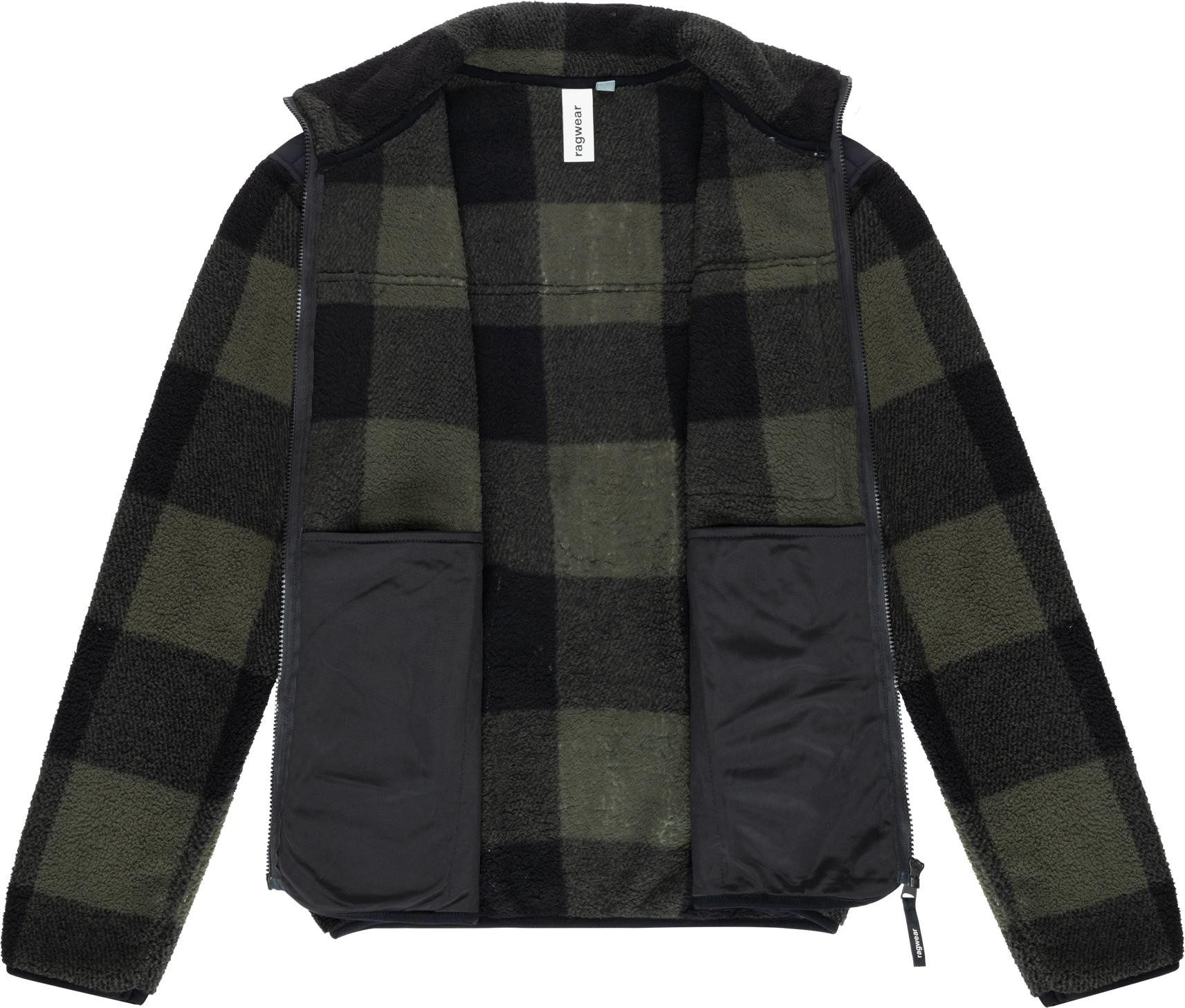 Ragwear Plüschjacke Cherior Kuschelig weiche Herren Fleecejacke