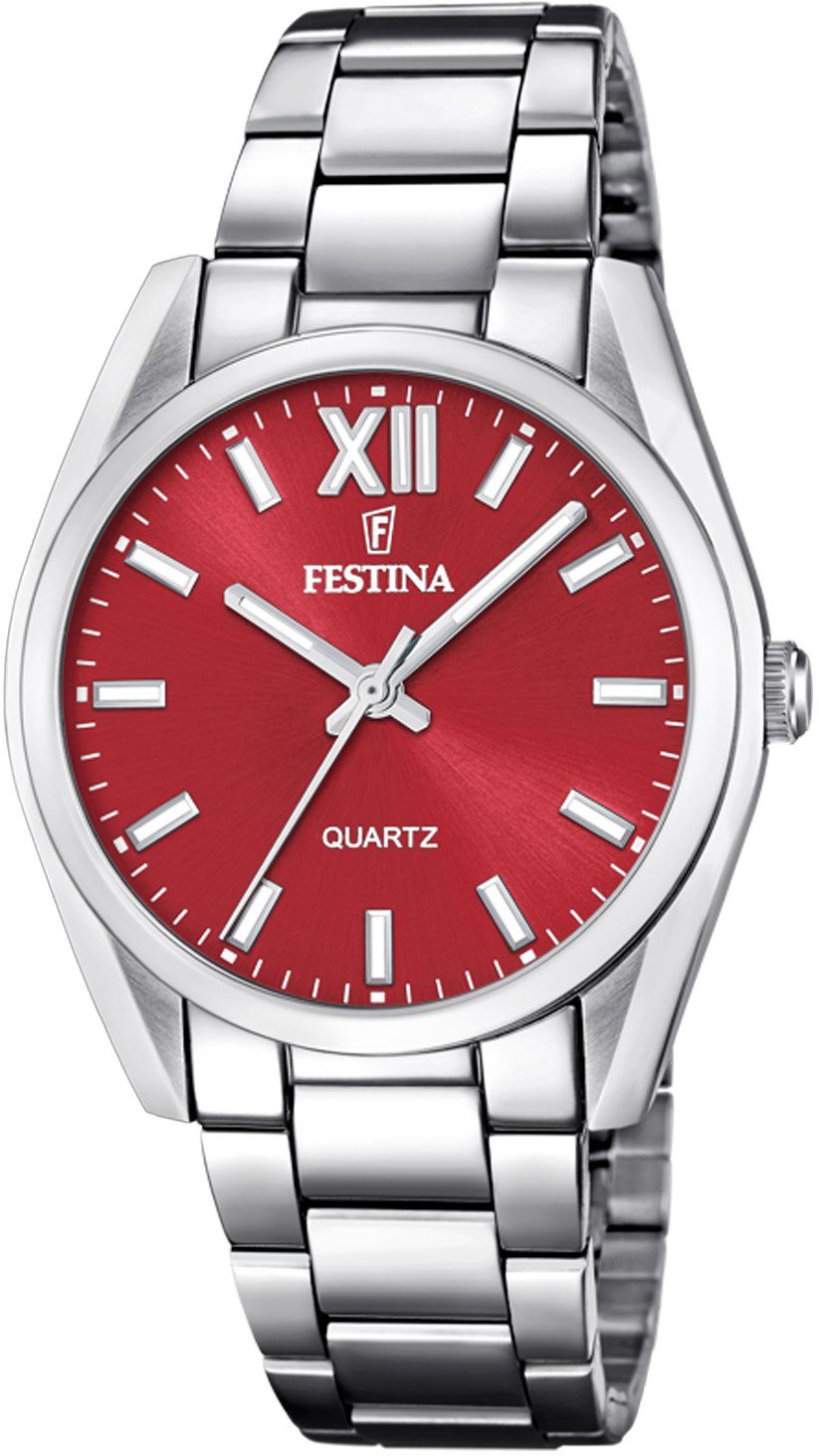 Festina Quarzuhr Boyfriend, F20622/B, Armbanduhr, Damenuhr