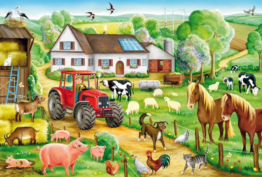 Schmidt Spiele Puzzle 100 Teile Schmidt Spiele Kinder Puzzle Fröhlicher Bau günstig online kaufen