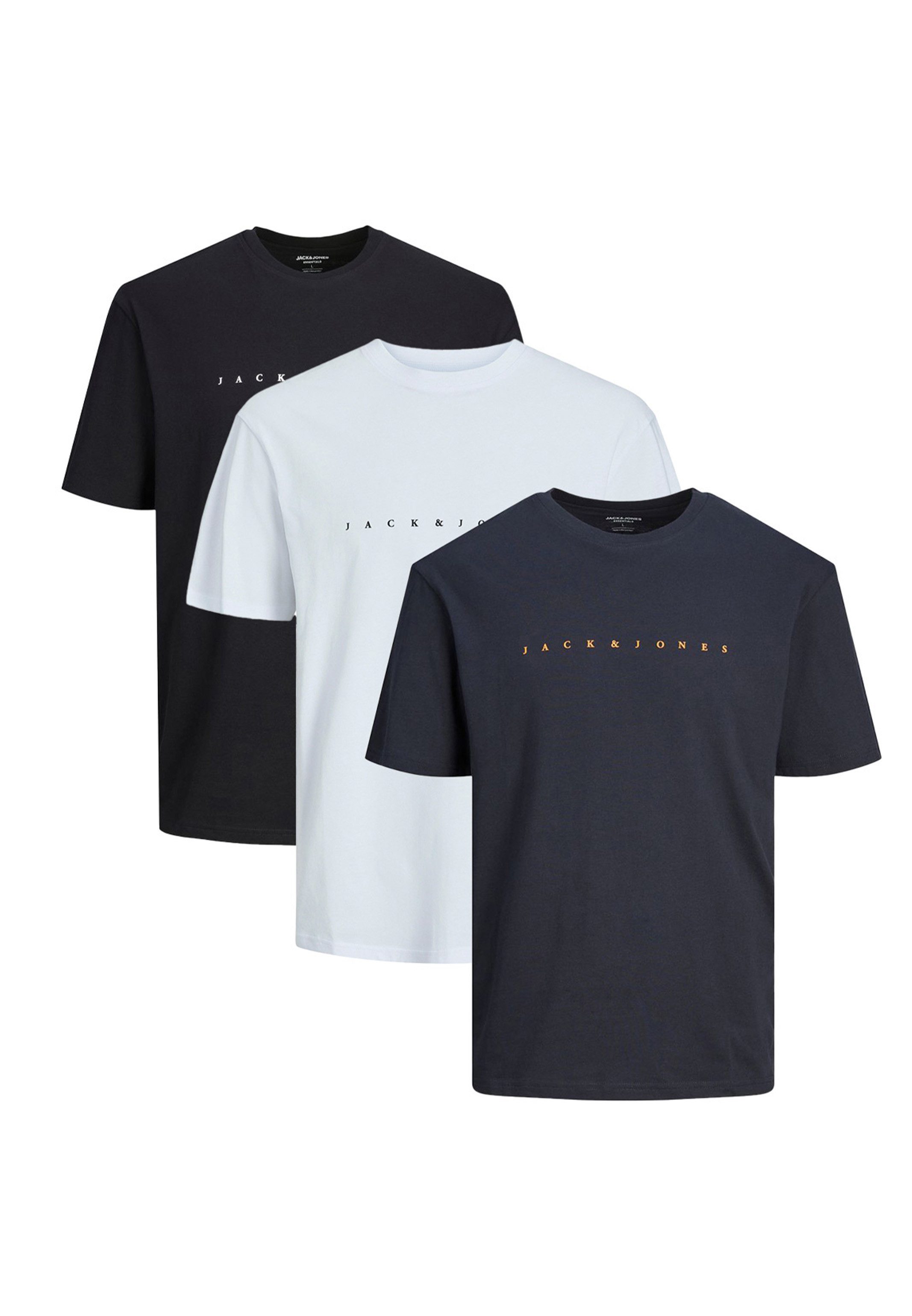 Jack & Jones T-Shirt 3er Pack günstig online kaufen