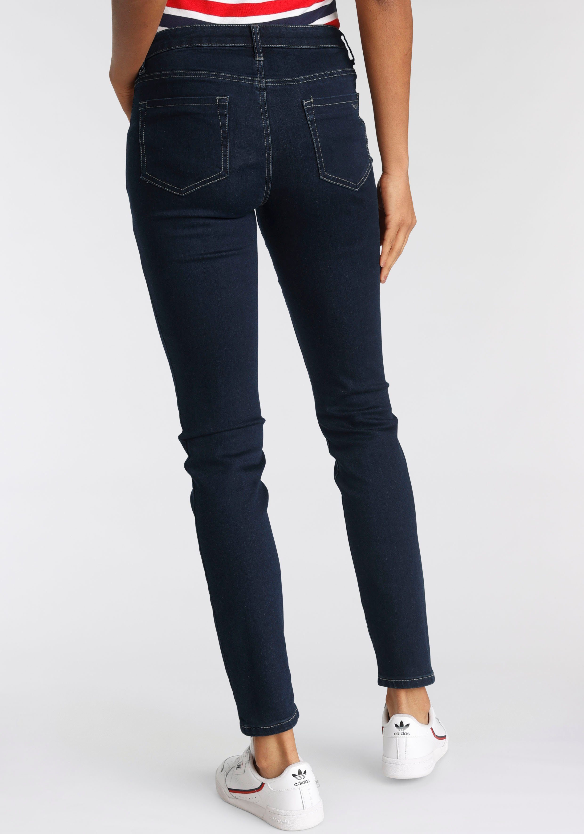Arizona Skinny-fit-Jeans Waist Mid rinsed Ultra-Stretch