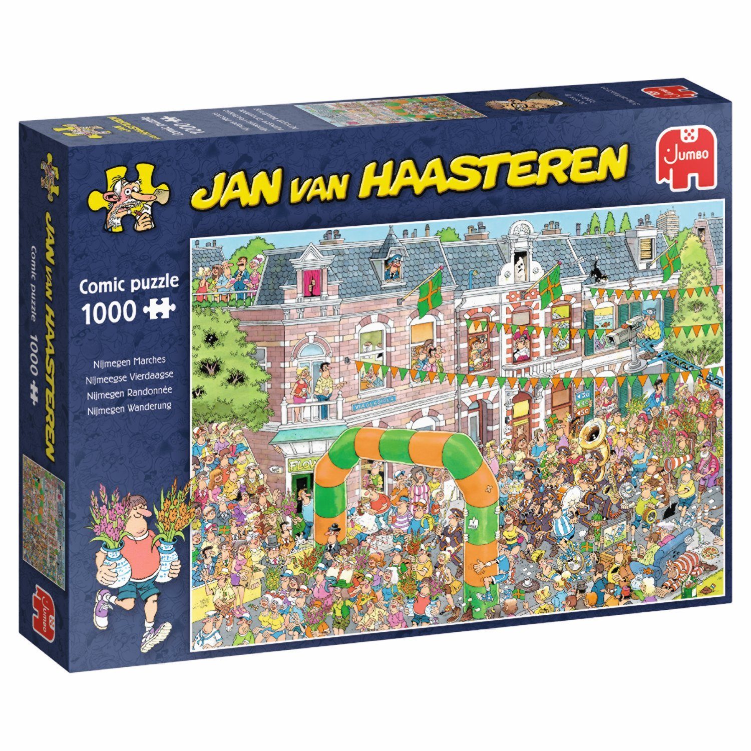 Jan van Haasteren Puzzle Jan van Haasteren Nijmegen Wanderung 1000 Teile Puzzle, 1000 Puzzleteile