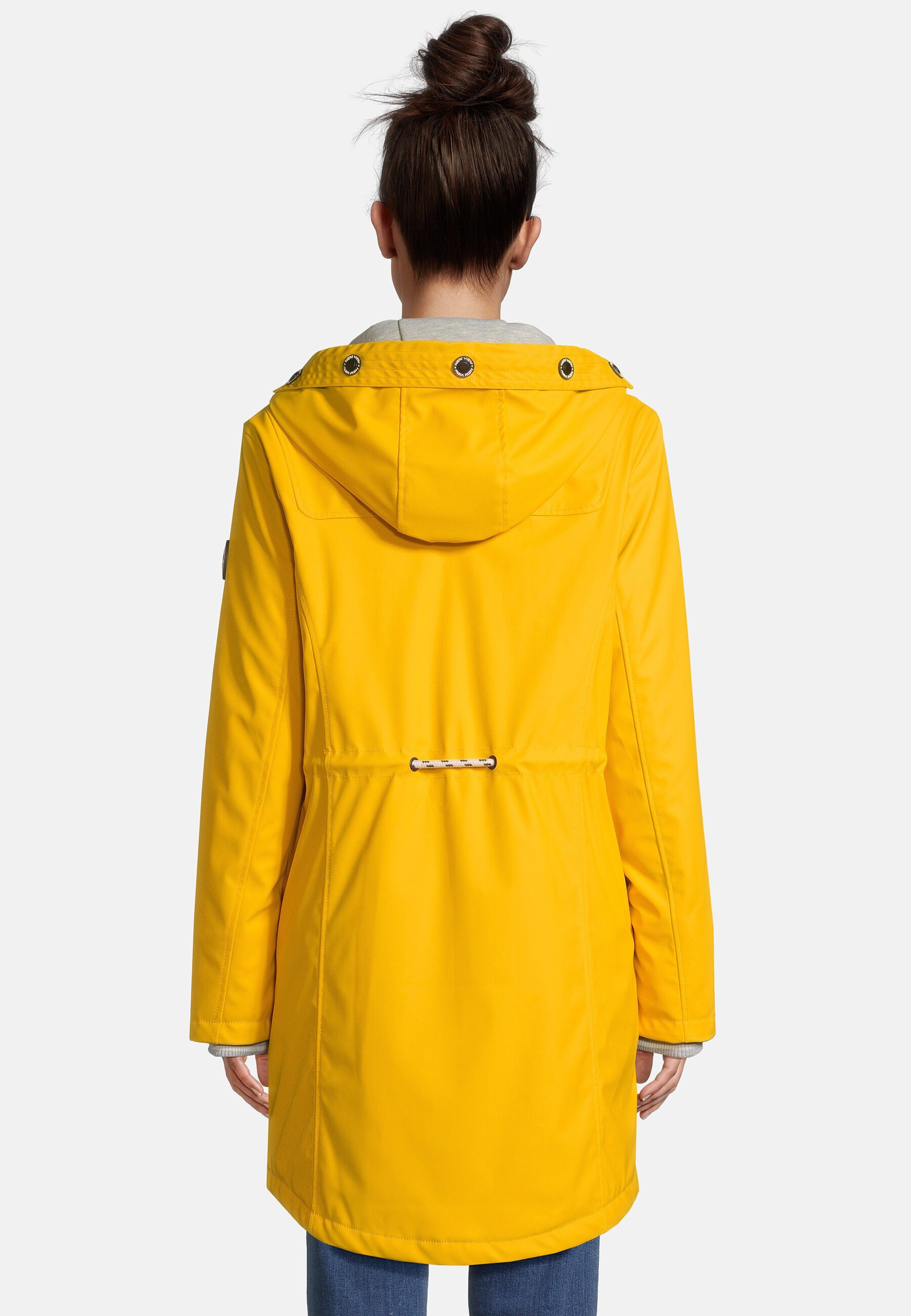 New View Regenjacke Lillie mit weitenregulierbarer Kapuze