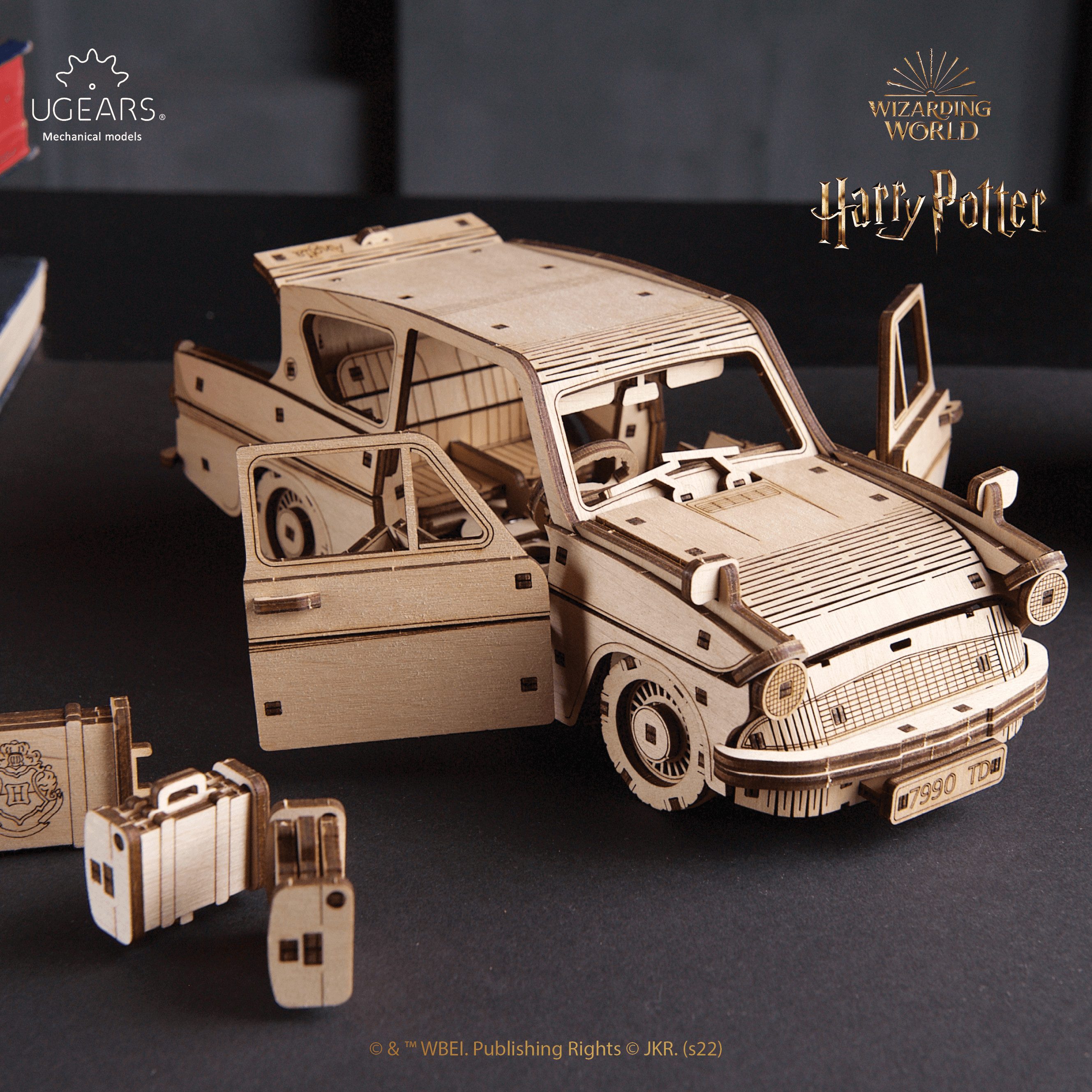 UGEARS Modellbausatz Ugears Fliegender Ford Anglia? Harry Potter Mechanisches Holzpuzzle, (246-tlg)