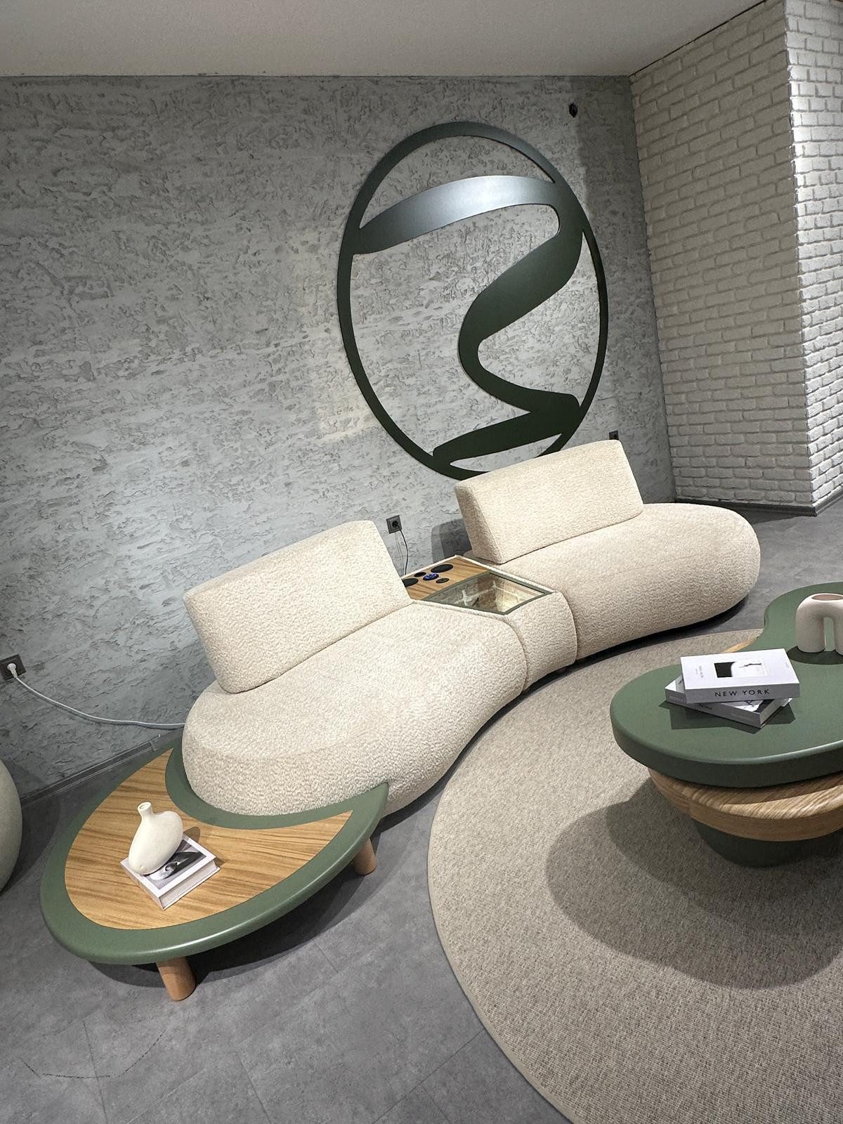 Nobelaa Ecksofa Modulares Ecksofa "Trillium" mit Bluetooth-Soundsystem