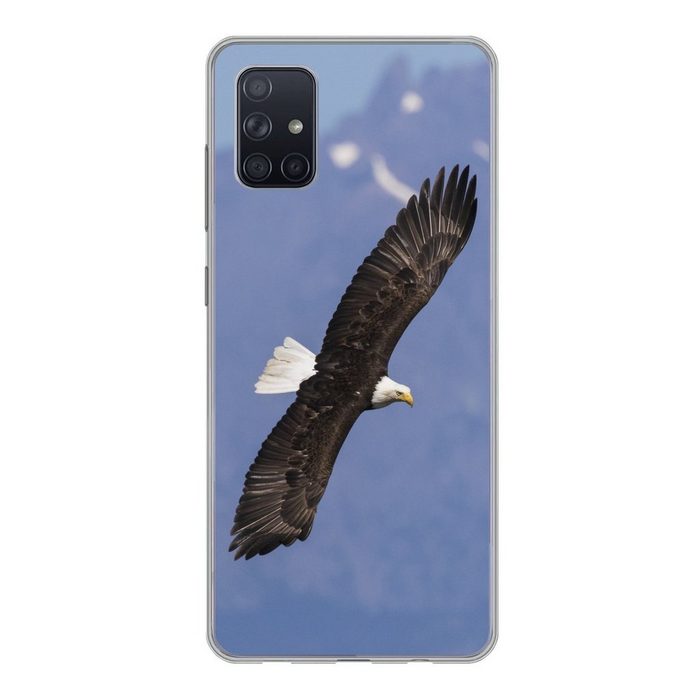 MuchoWow Handyhülle Amerikanischer Seeadler - Adler - Fliegen - Flügel - Vögel Phone Case Handyhülle Samsung Galaxy A71 Silikon Schutzhülle