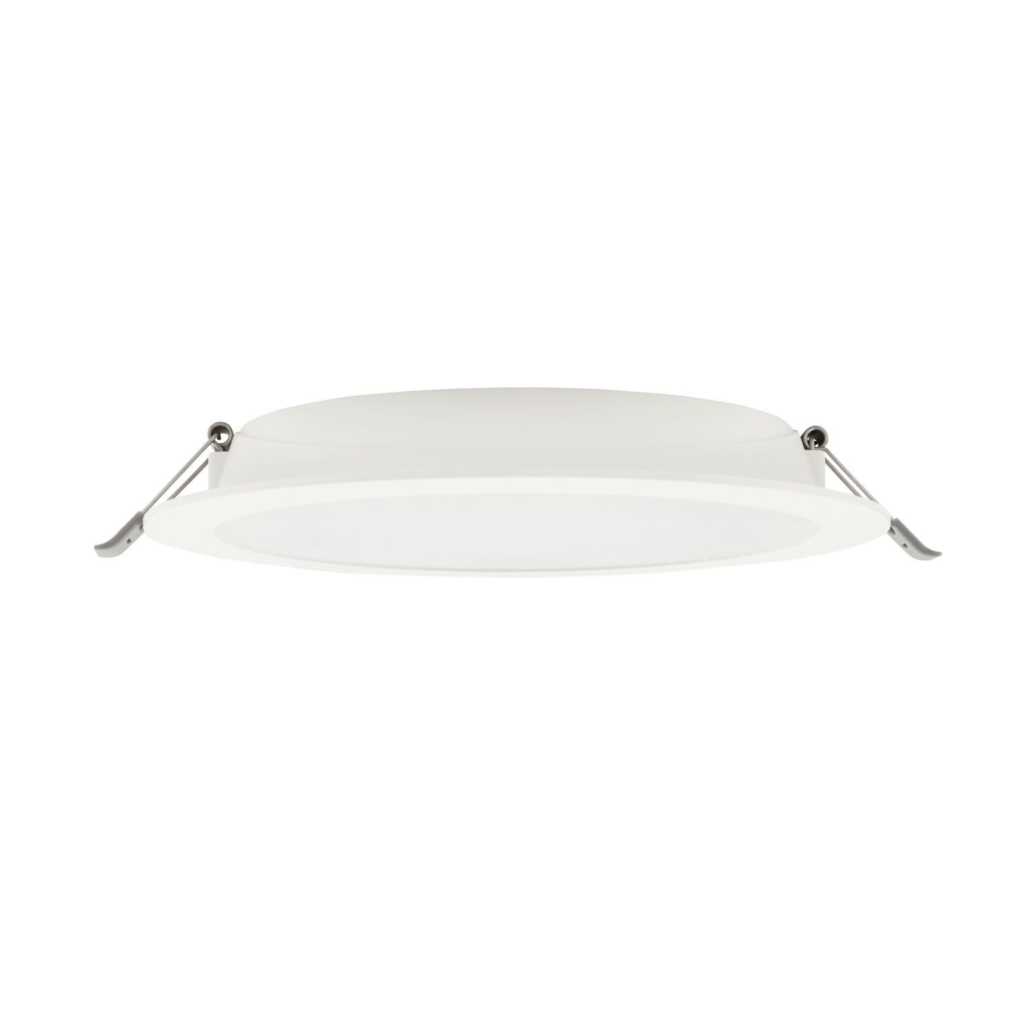 Licht-Erlebnisse Einbauleuchte BASKO, LED fest integriert, Warmweiß, LED 3000 K 1700 lm D: 19,5 cm rund Modern