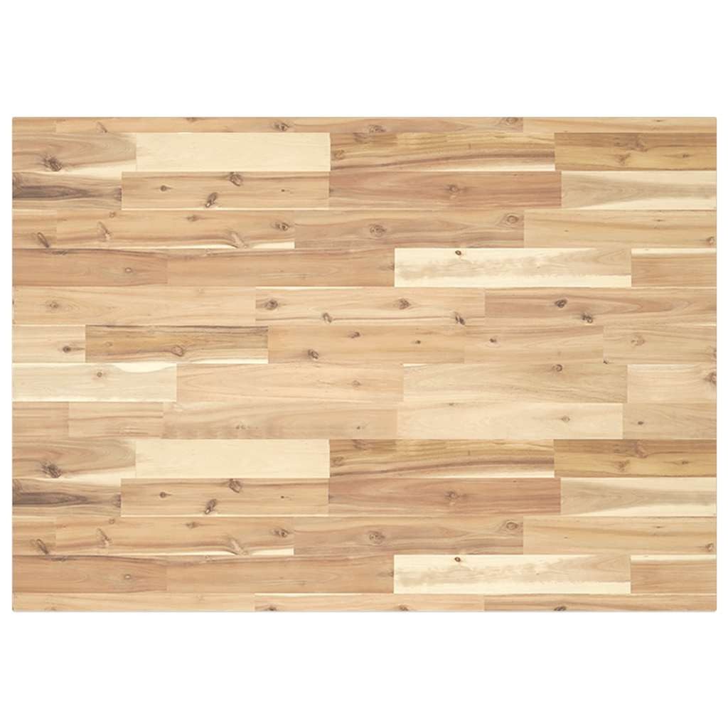 vidaXL Schreibtischplatte Schreibtischplatte Unbehandelt 80x70x2 cm Massivholz