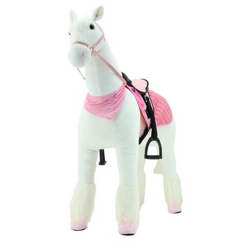 Sweety-Toys Stehpferd Sweety Toys 13883 Stehpferd mit Stahlunterbau Pferd Höhe 130 cm