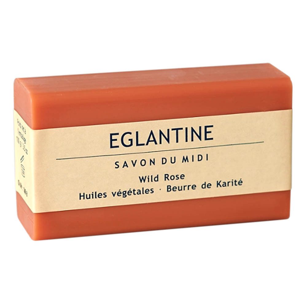 Savon du Midi Handseife Seife mit Karitébutter - Eglantine, Wildrose 100g