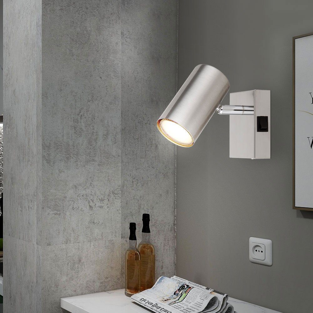 GLOBO LIGHTING Wandleuchte, Leuchtmittel nicht inklusive, Wandlampe Wandleuchte Metall Wohnzimmerleuchte mit