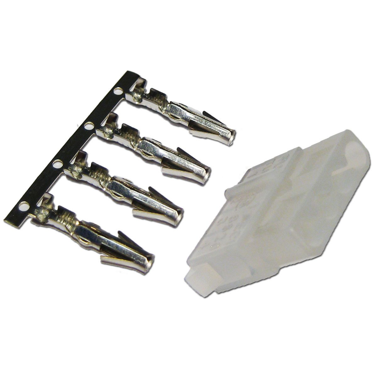 world-trading-net DIN-Stecker 2 x Floppy-Stecker 5 1/4'' 4-polig - IDE Stecker