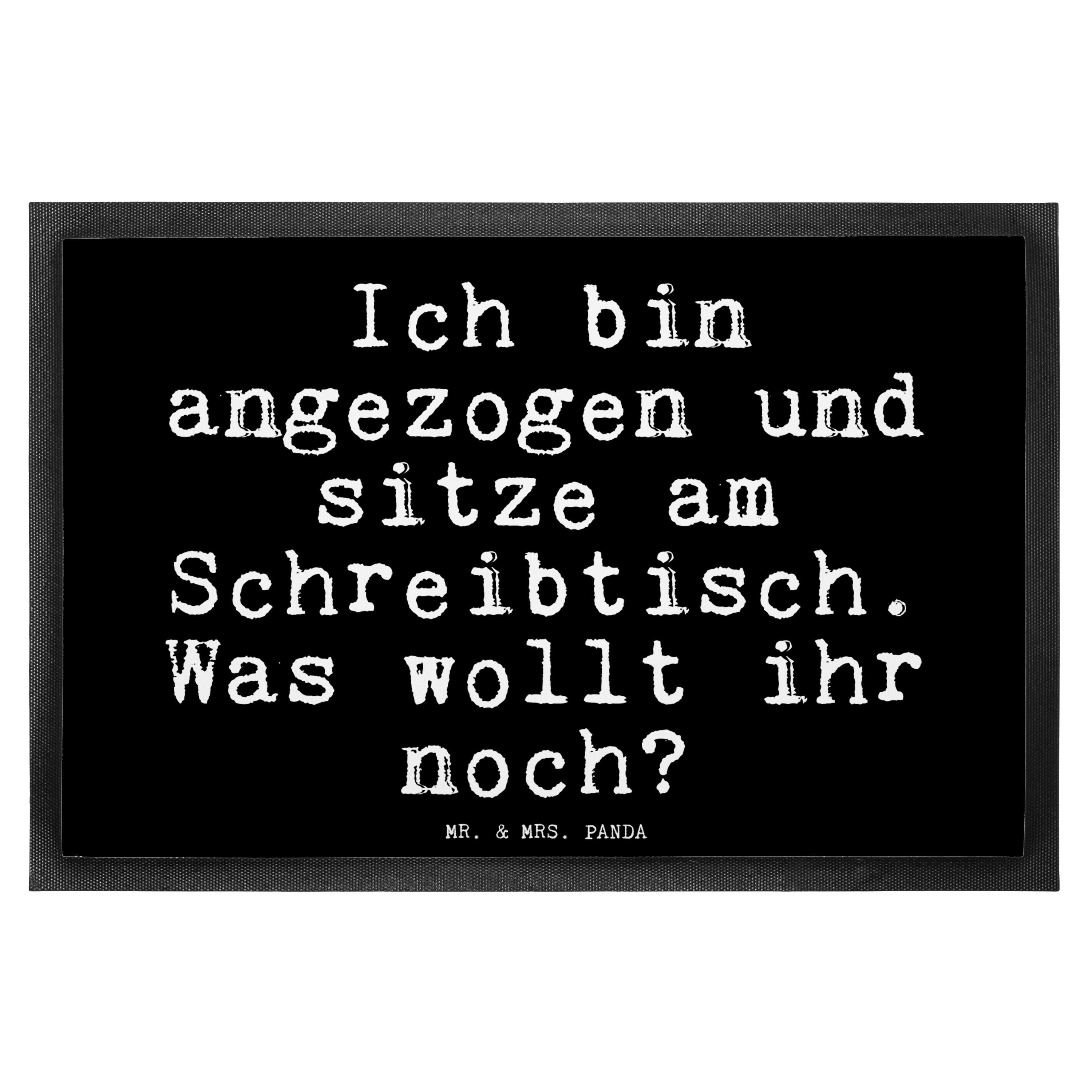 Fußmatte »Ich bin angezogen und... Geschenk, Firmenfeier, Glizer
