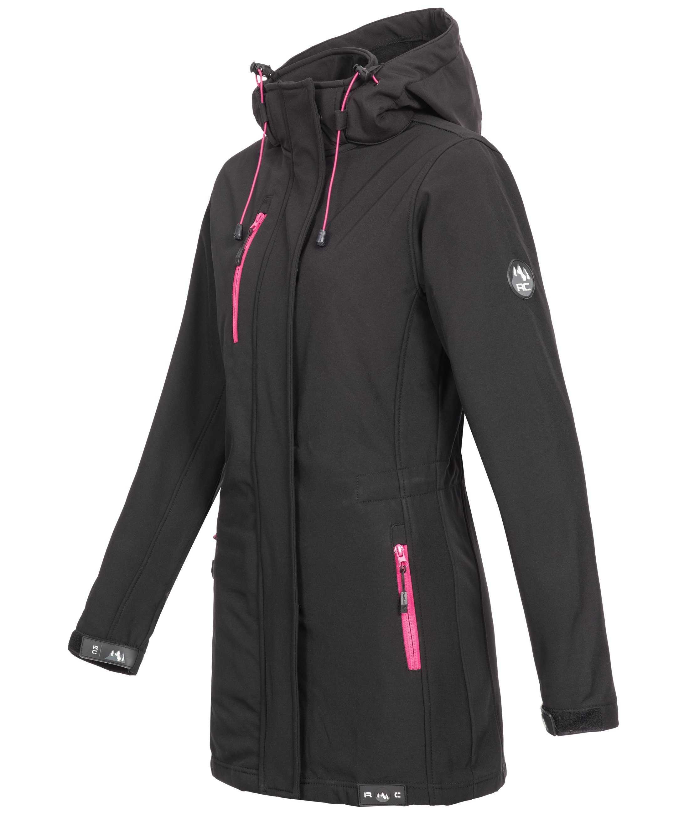 Rock Creek Softshelljacke Damen Softshellmantel Wanderjacke D-423