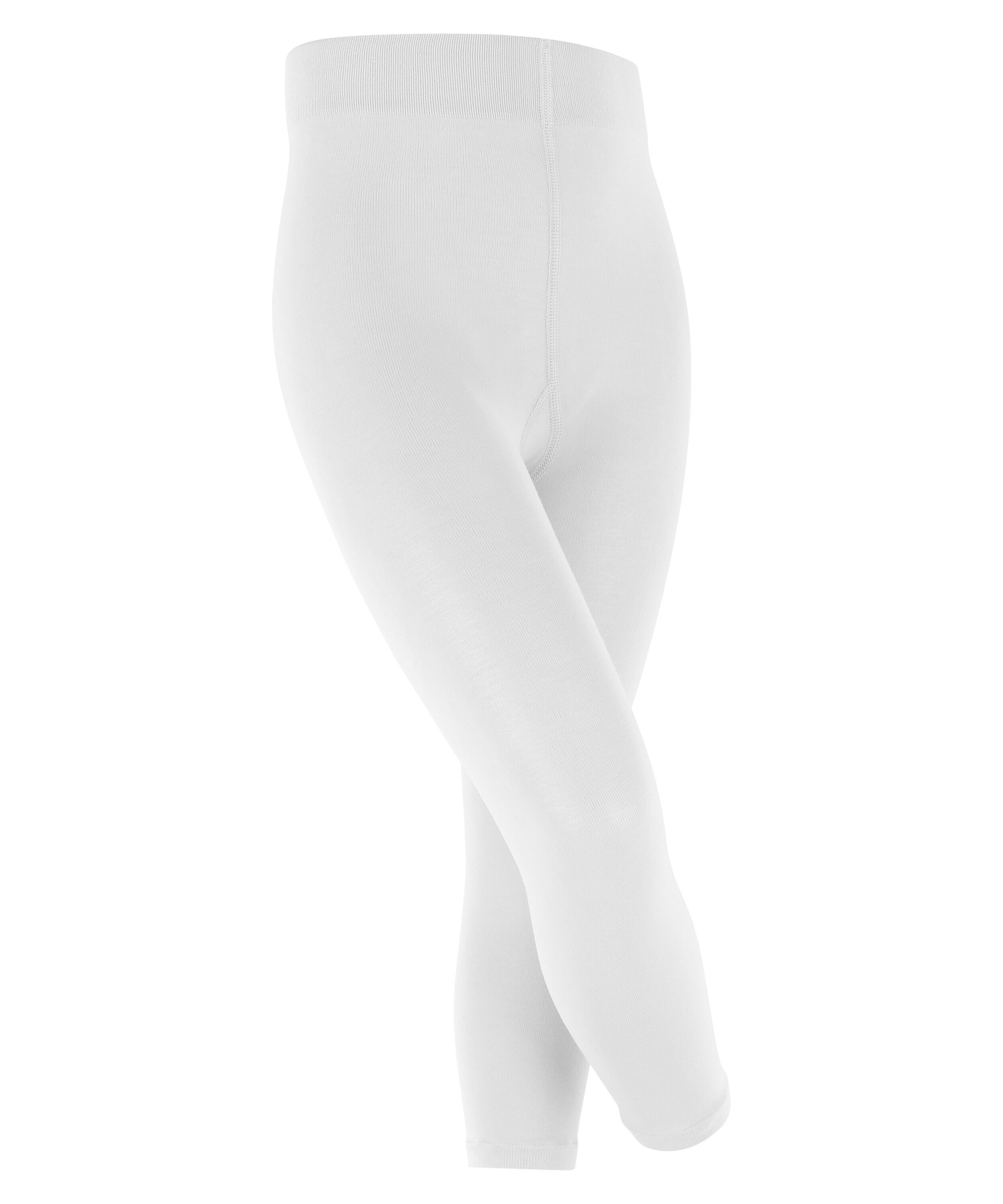 FALKE Strickstrumpfleggings Cotton Touch (1 St) in eleganter Optik white (2000)