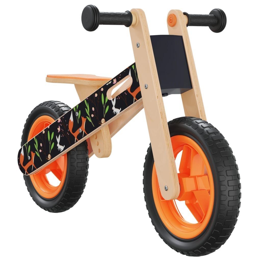 vidaXL Tretfahrzeug Laufrad für Kinder Orange Bedruckt | Go-Karts & Tretfahrzeuge