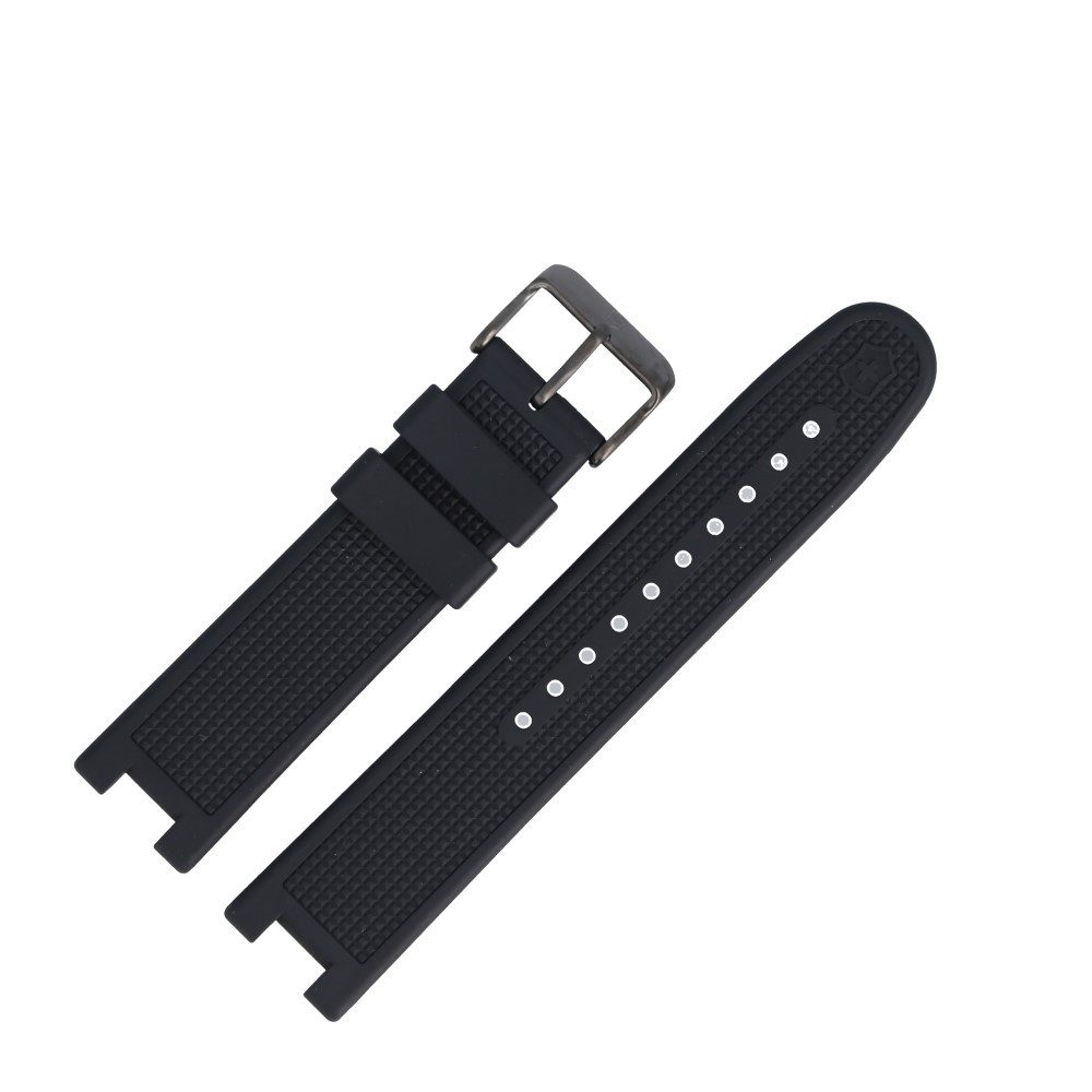 Victorinox Uhrenarmband 22mm Kunststoff Schwarz 4760