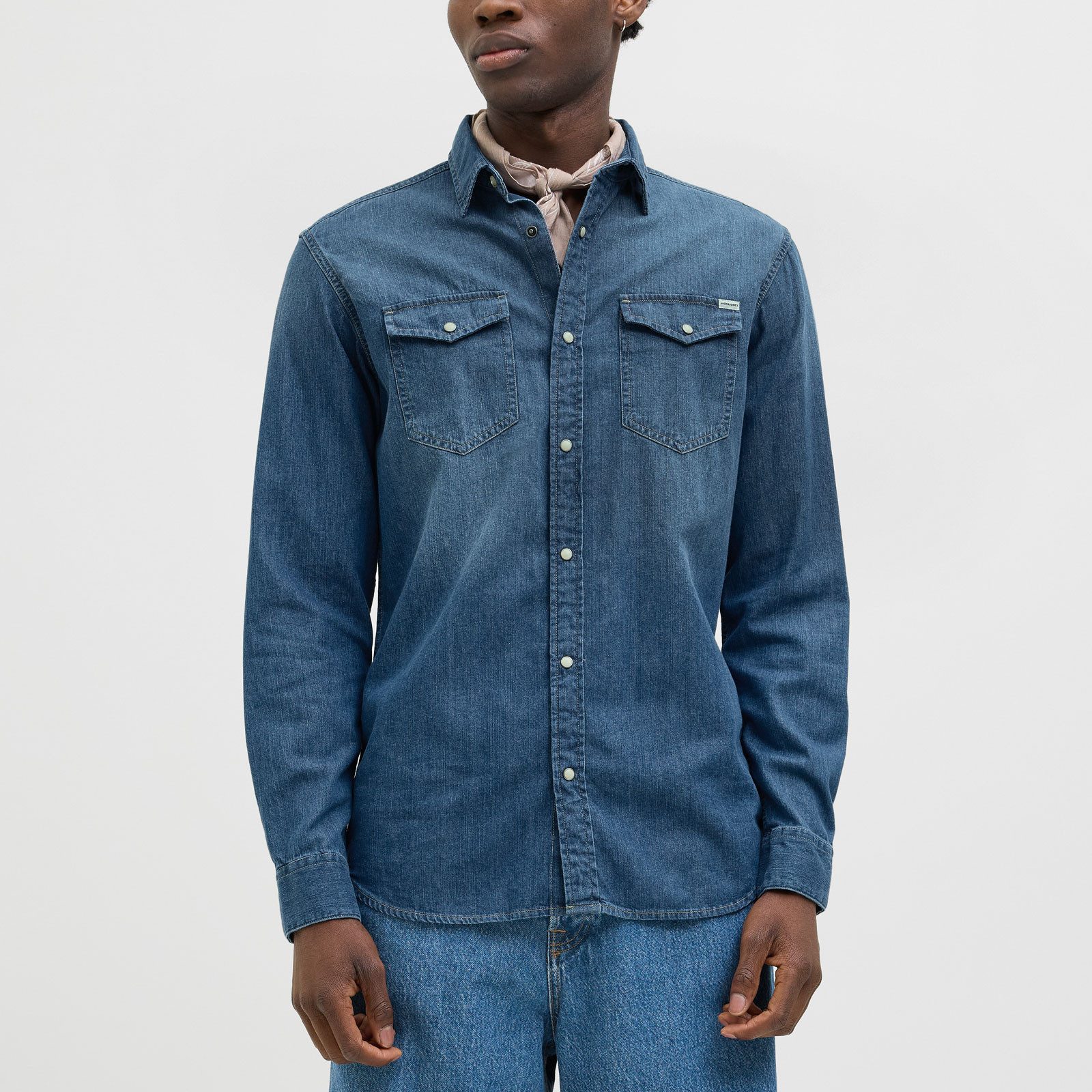 Jack & Jones Jeanshemd JJESHERIDAN Shirt L/S NOOS mit Brusttaschen günstig online kaufen